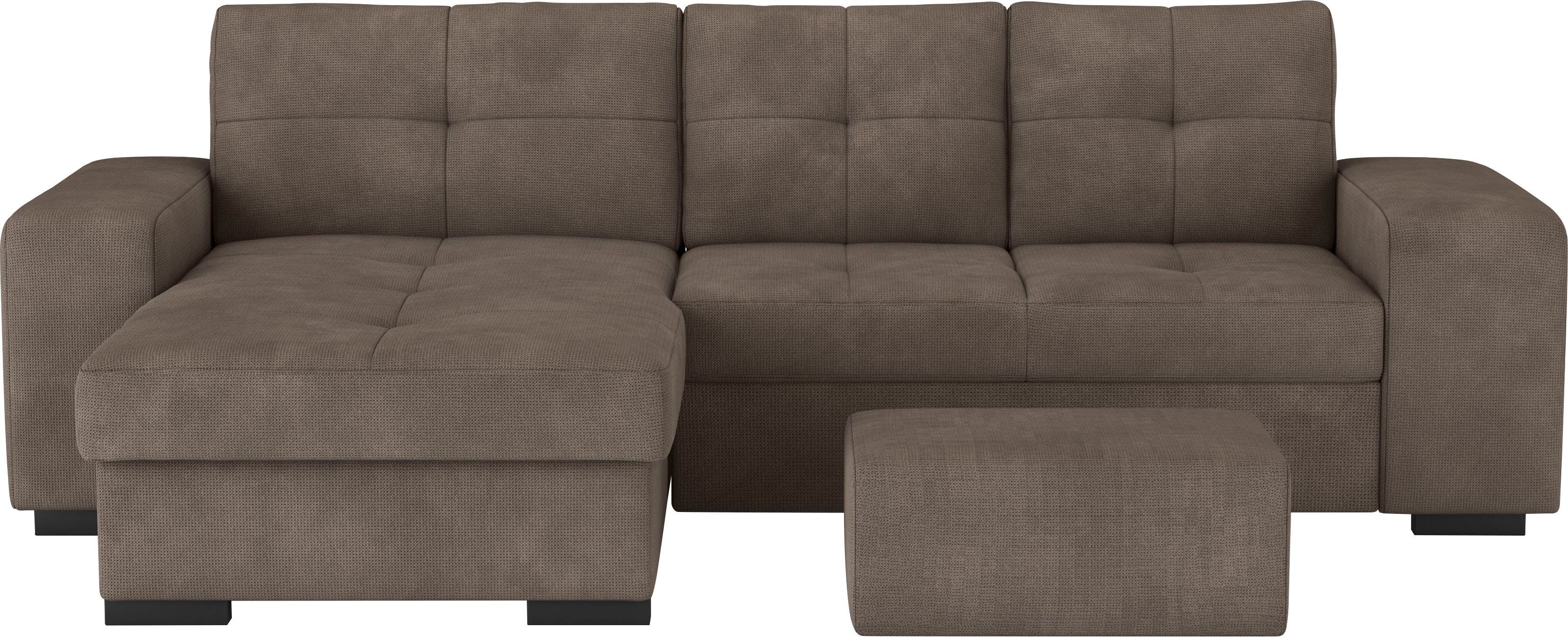 COTTA Ecksofa Mattina L-Form, mit Hocker, günstig online kaufen