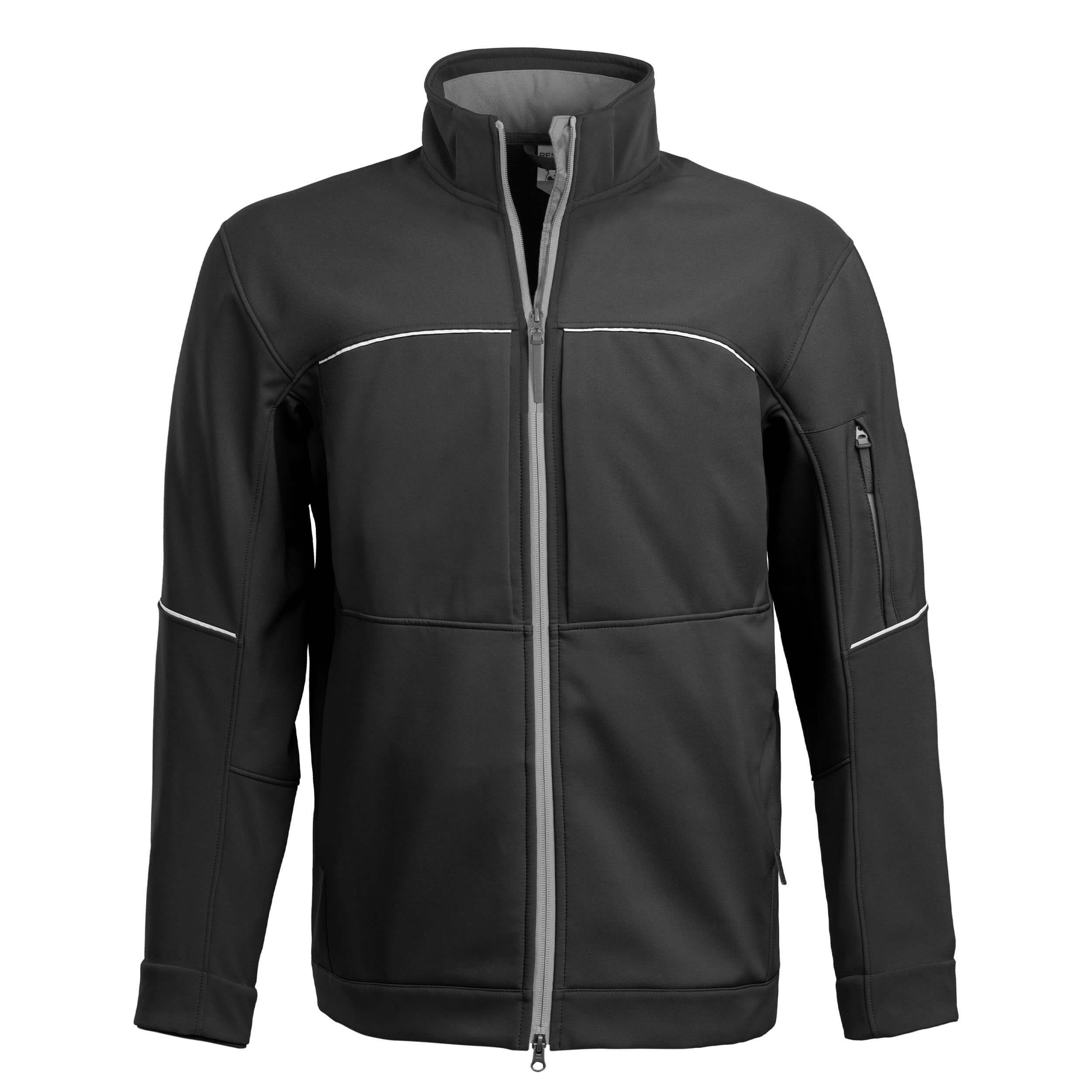 Qualitex Workwear Softshelljacke Atmungsaktive Regenjacke, wasserfeste Softshelljacke, Übergangsjacke (1-St) All-Wetter-Jacke für Herren & Damen, im Bundle mit Kapuze erhältlich