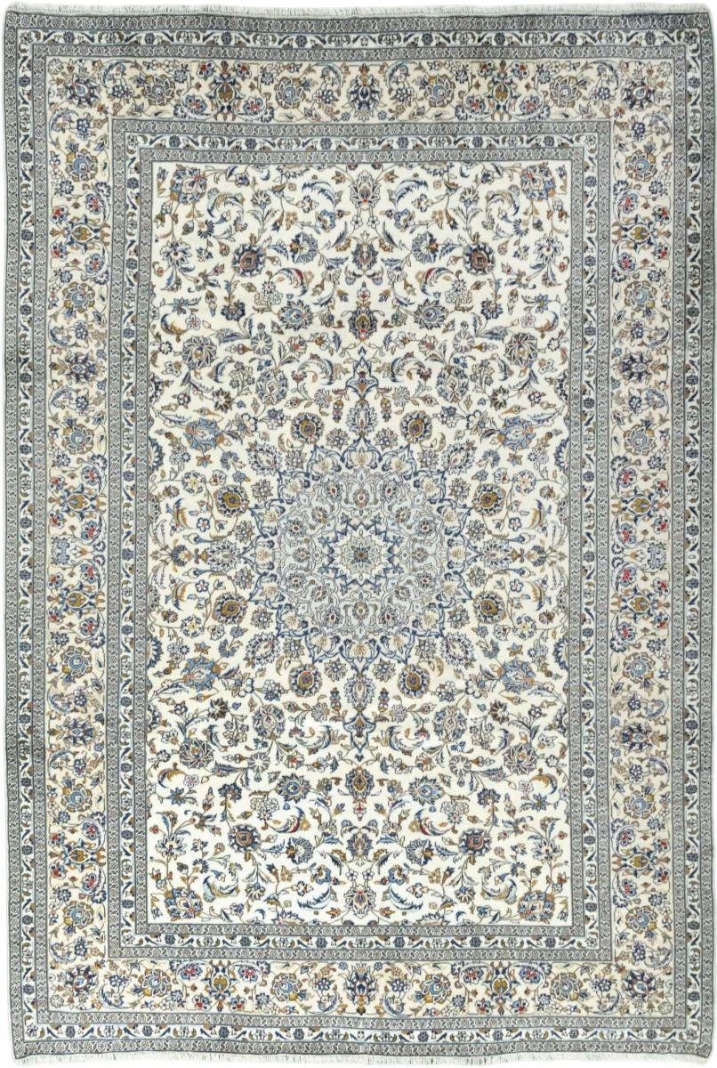 Orientteppich Keshan 243x356 Handgeknüpfter Orientteppich / Perserteppich, Nain Trading, rechteckig, Höhe: 12 mm | Kurzflor-Teppiche