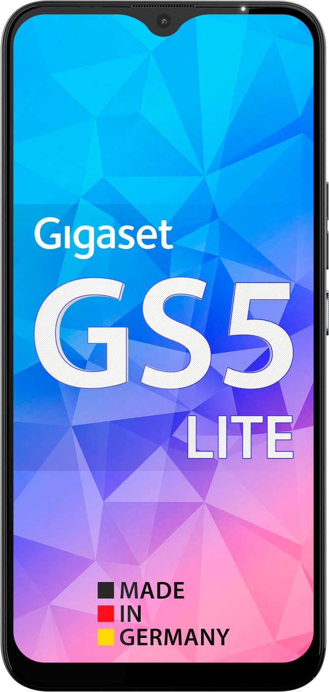 Gigaset GS5 LITE Smartphone (16 cm/6,3 Zoll, 64 GB Speicherplatz, 48 MP Kamera) Dark Titanium Grey