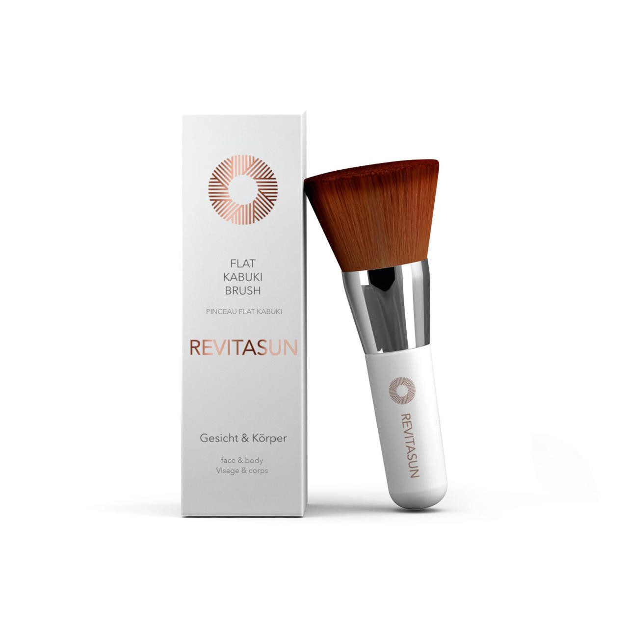 REVITASUN Puderpinsel Flat Kabuki Brush