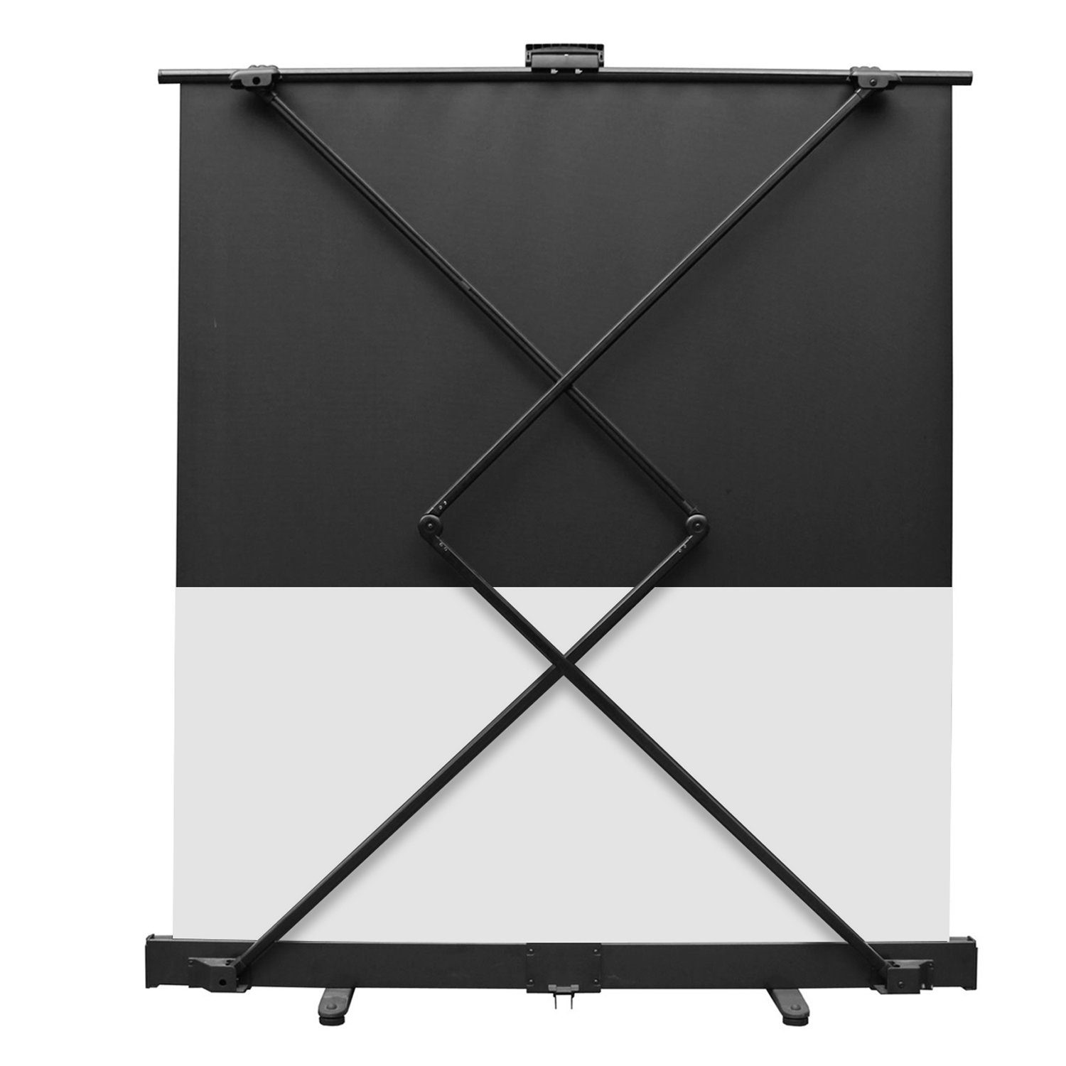 Deluxx Advanced Portable - Polaro Pull-Up-Leinwand (schwarze Rückseite)