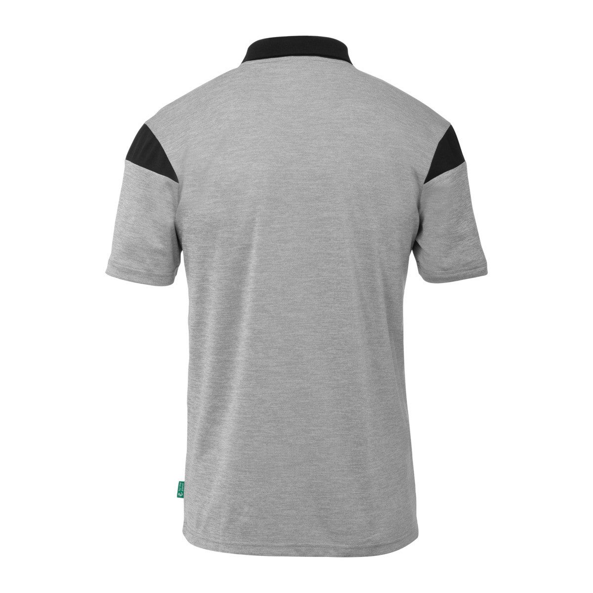 uhlsport Poloshirt Squad 27 (100% rec. Polyester) hellgrau/schwarz Herren
