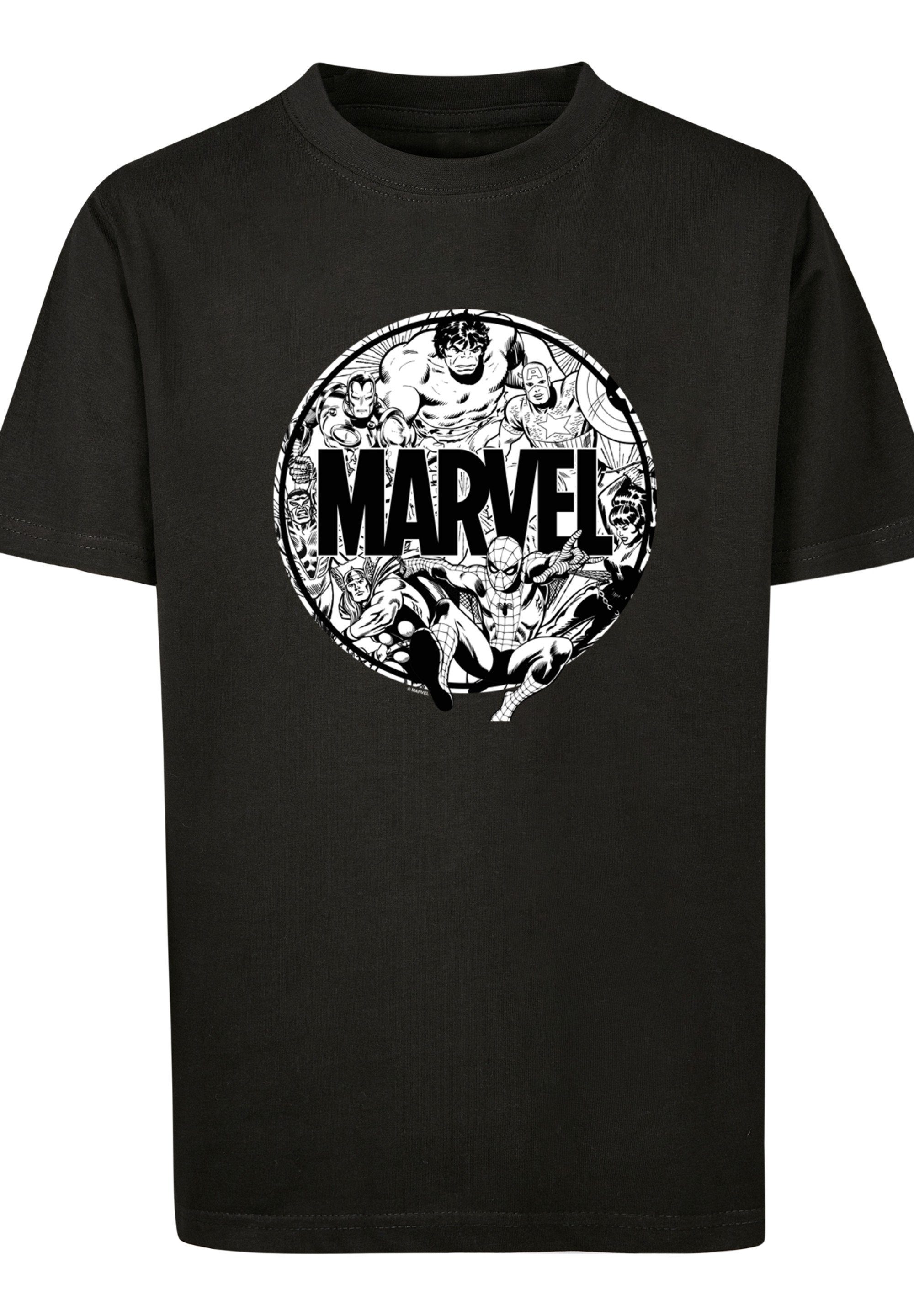 T-Shirt Print Comics Merch,Jungen,Mädchen,Logo Kinder,Premium Infill' Unisex F4NT4STIC Logo Character T-Shirt 'Marvel