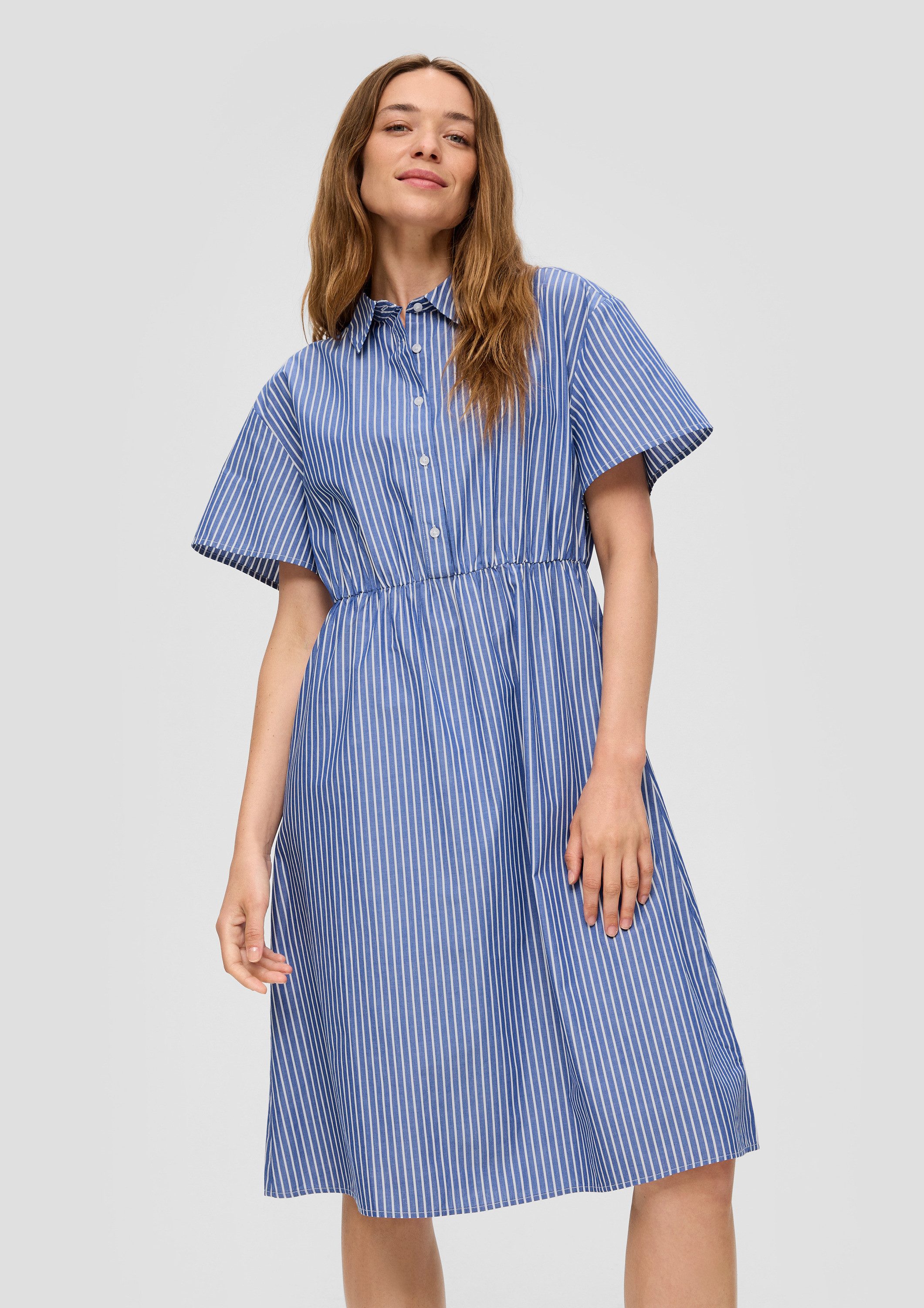 s.Oliver Minikleid Kleid Streifenkleid aus Baumwolle mit elastischem Bund günstig online kaufen