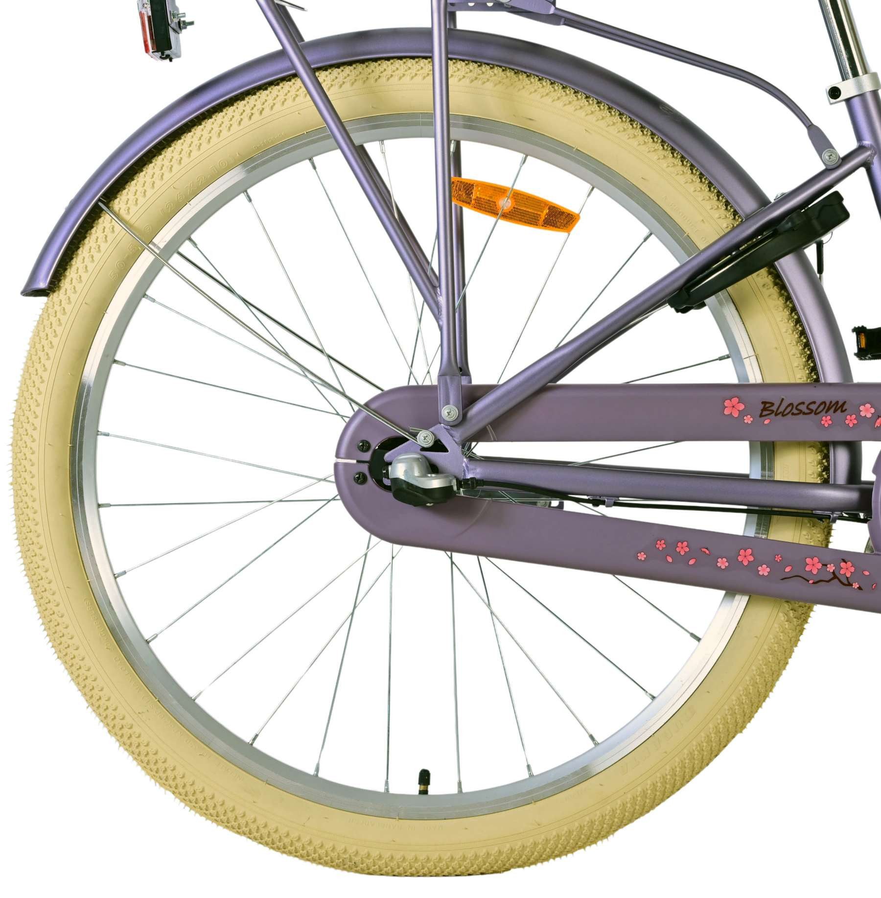 Volare Kinderfahrrad Volare Blossom Kinderfahrrad für Mädchen - 26 Zoll in Lila, Vorderradbremsen, geschlossener Kettenkasten, Aluminiumfelgen