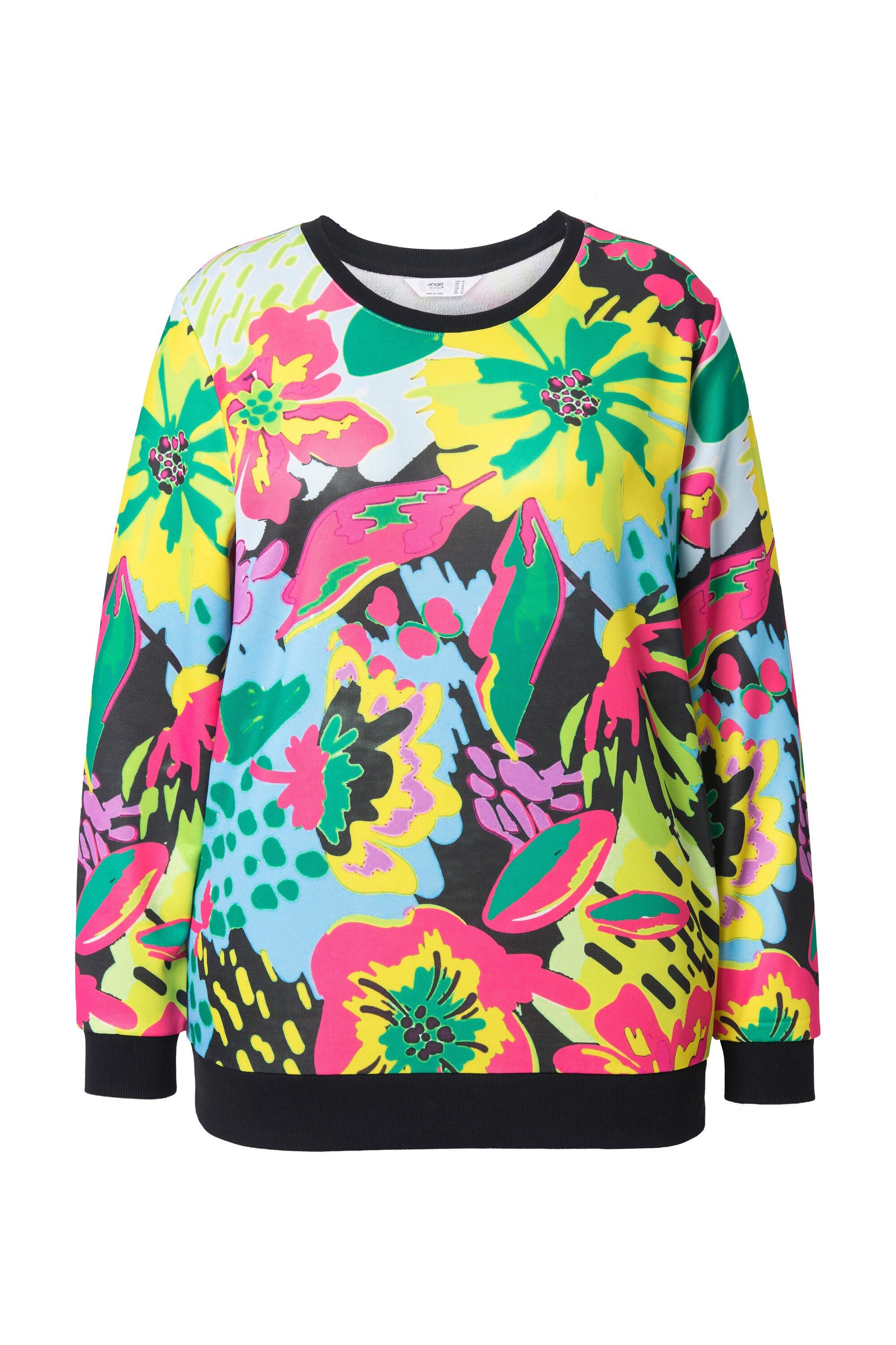 Angel of Style Sweatshirt Sweatshirt Blumenmuster günstig online kaufen