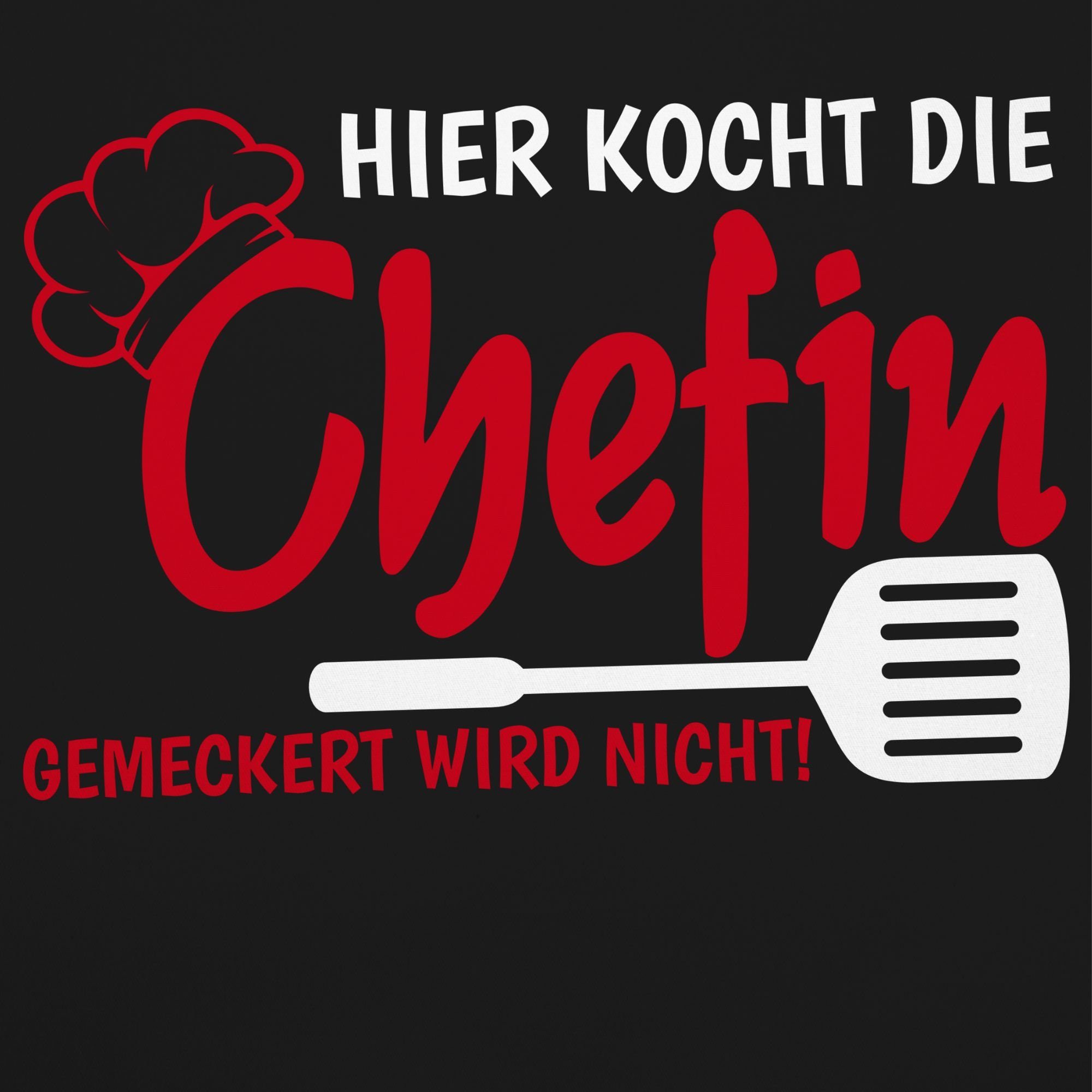 Shirtracer Kochschürze Hier kocht die Chefin günstig online kaufen