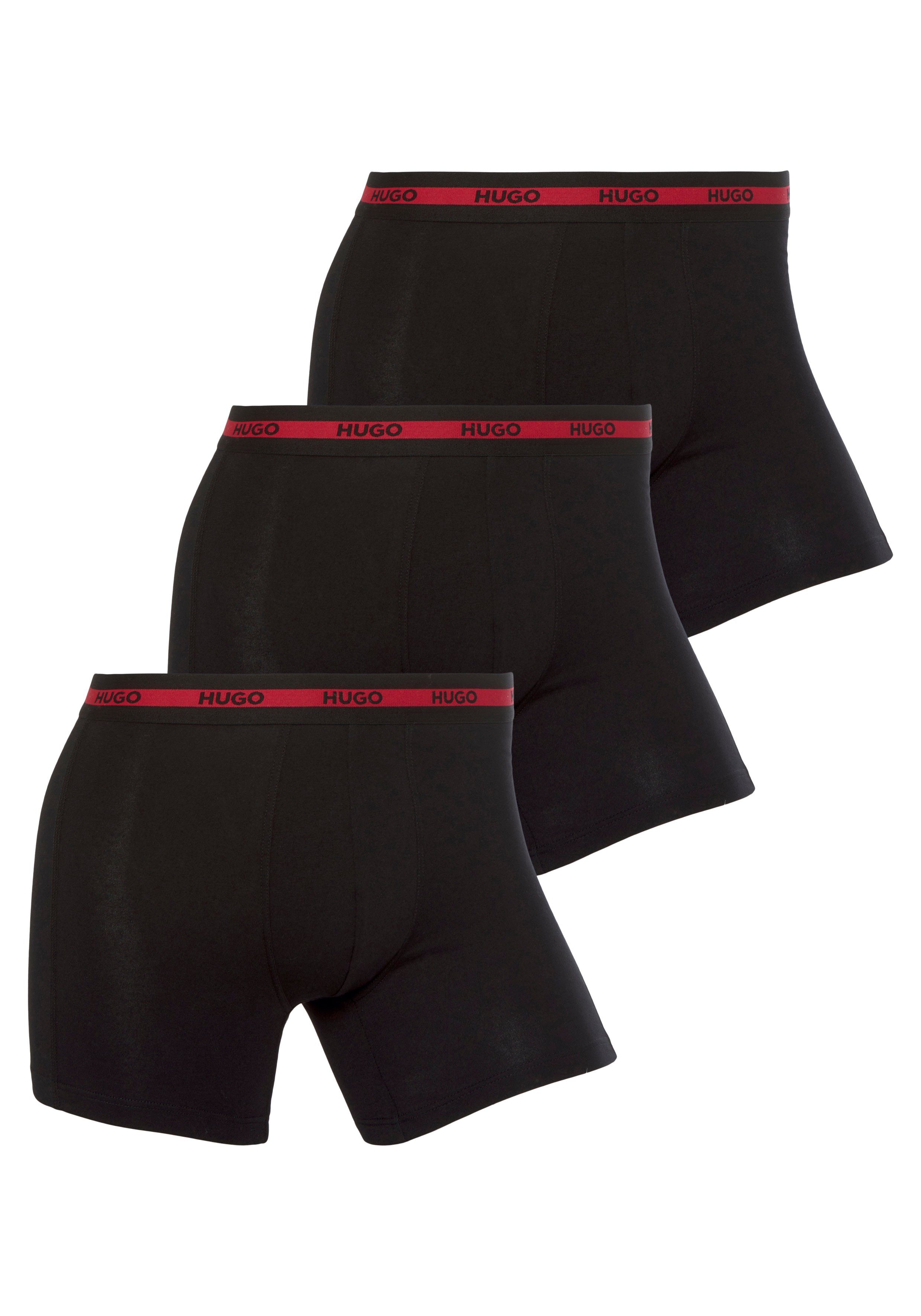 HUGO B BXR PLANET Boxer Schwarz TRIPLET elastischem mit Bund