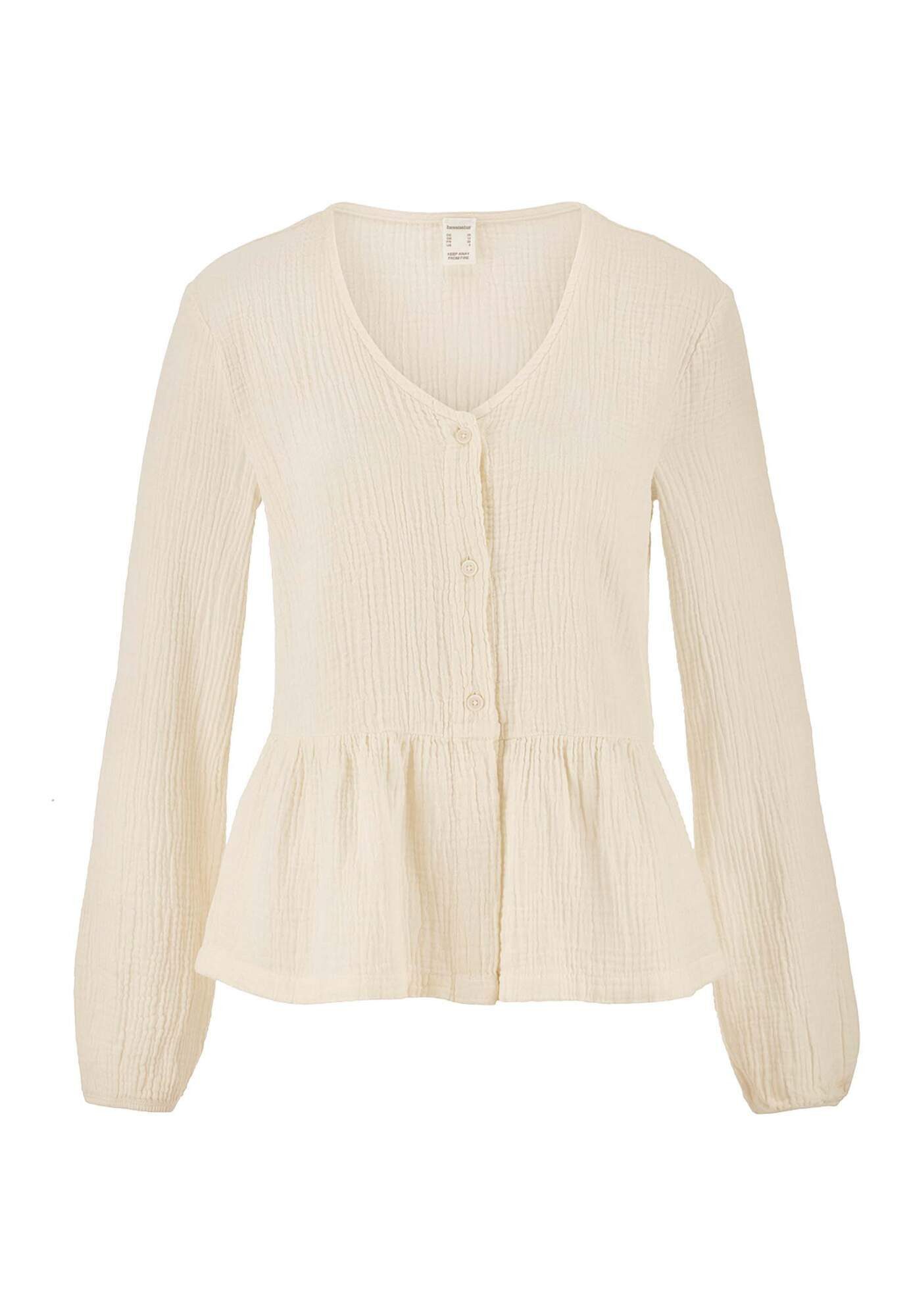 Hessnatur Pyjamaoberteil aus reiner Bio-Baumwolle (1-tlg)