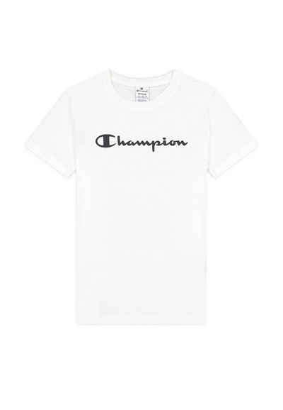 Champion T-Shirt Champion Damen T-Shirt 114911 WW001 WHT Weiß