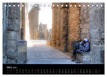 CALVENDO Wandkalender Ägypten (Tischkalender 2024 DIN A5 quer), CALVENDO Monatskalender