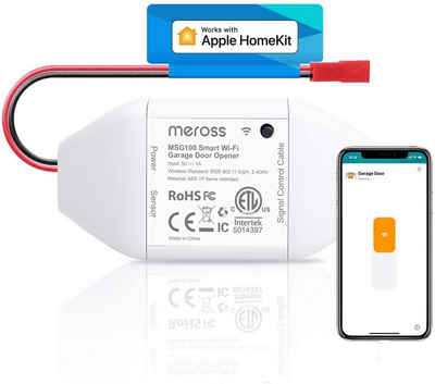 Meross »Meross Smart WiFi Garage Door Opener - smarter Garagentor Öffner« Smart-Home-Steuerelement, hochsensible Sensoren