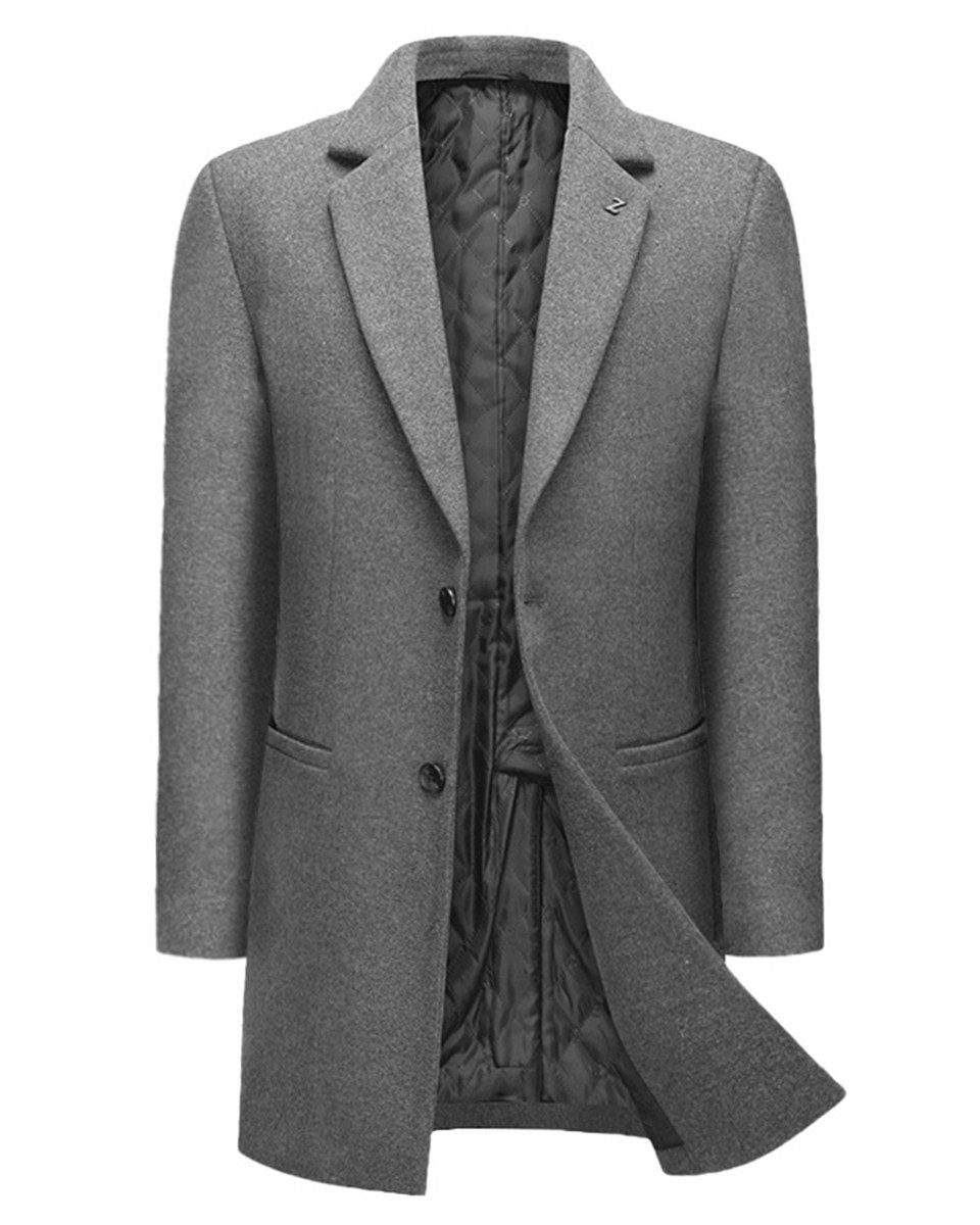 Allthemen Kurzmantel Herren Wollmix Mantel mit günstig online kaufen