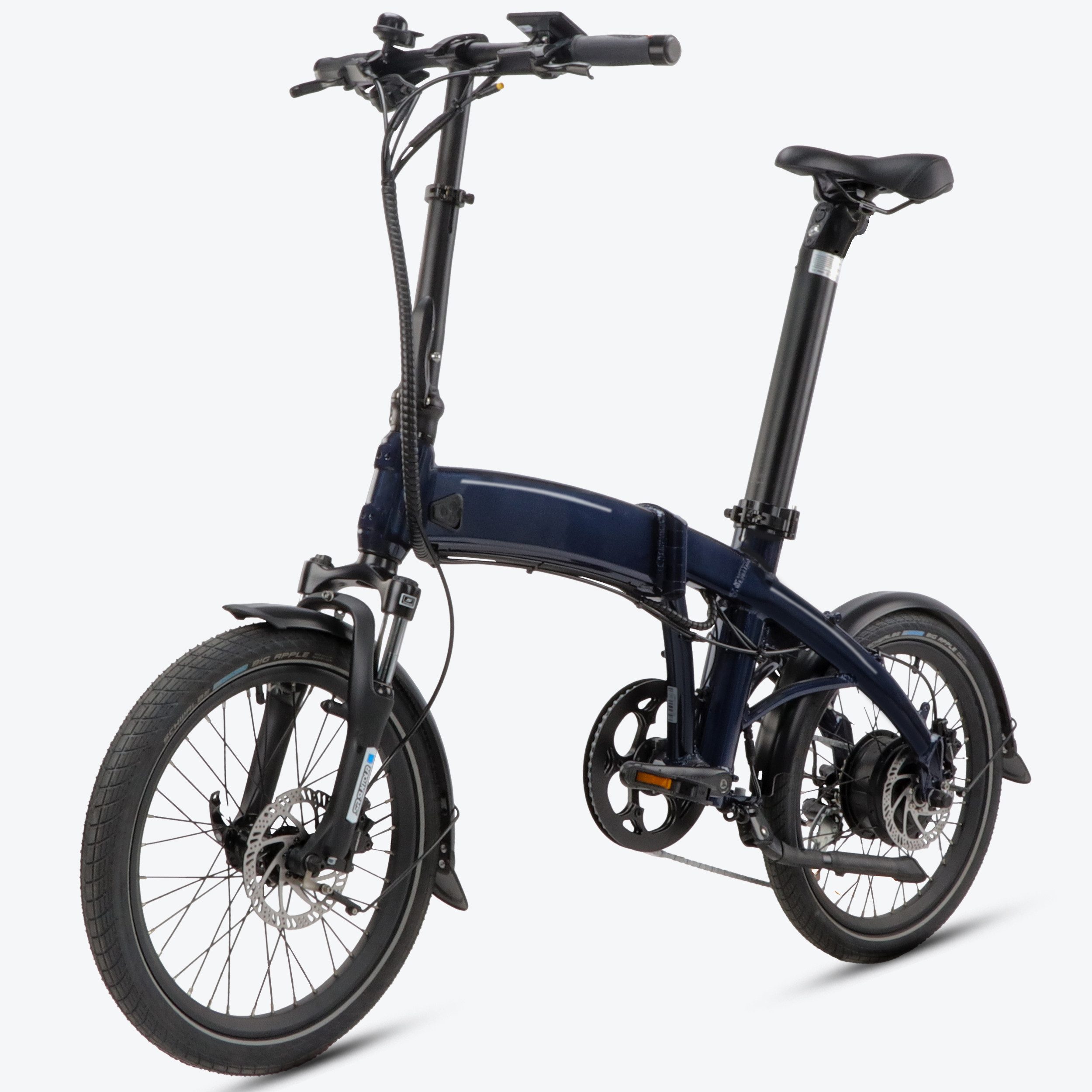 E-Bike Faltrad FF2+ klapprad mit 20x2.15 Cityreifen, Heckmotor, 756Wh Akku