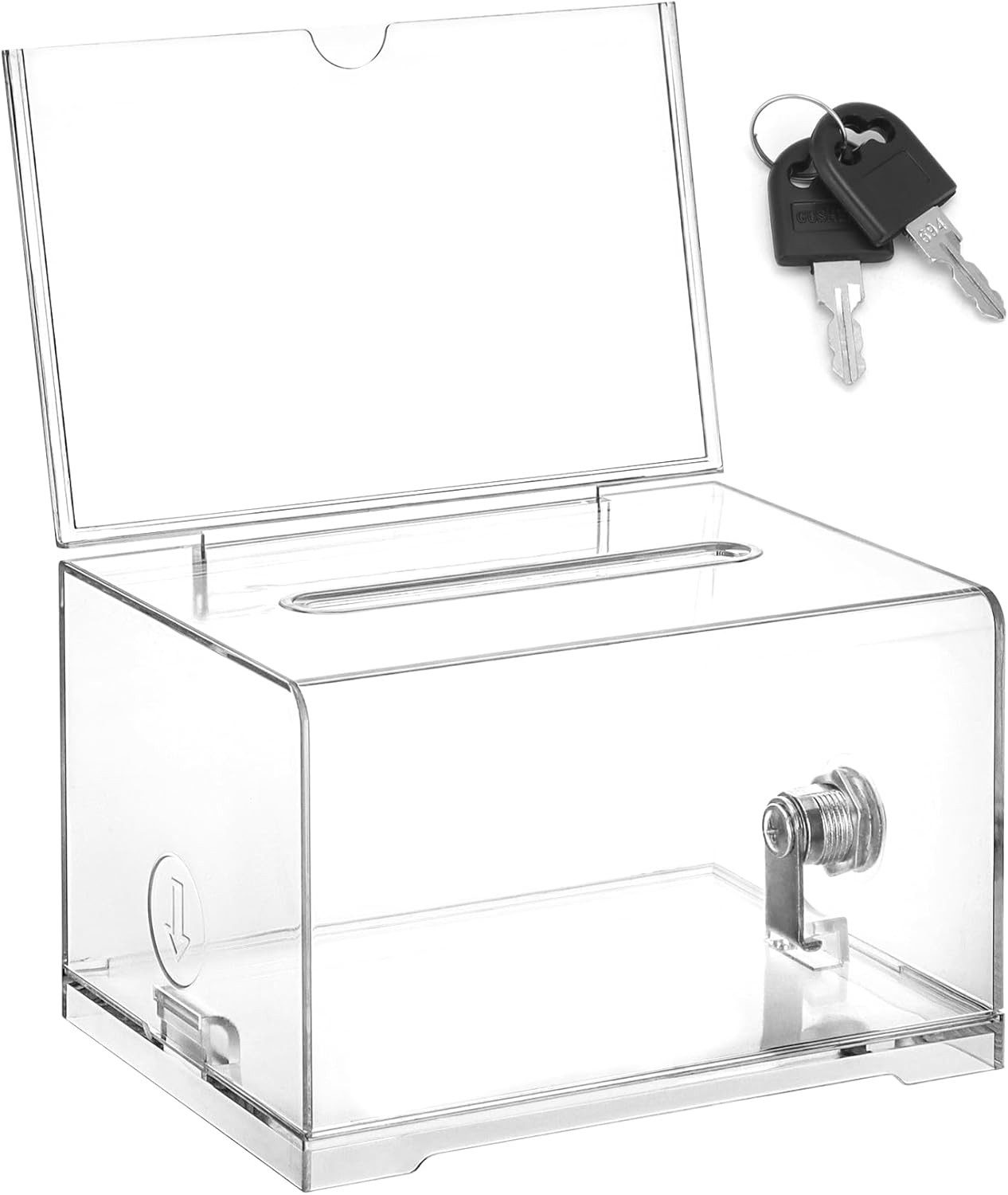 FELIXLEO Aufbewahrungsbox Transparente Wahlurne zur sicheren Aufbewahrung von Vorschlgen (1 St)