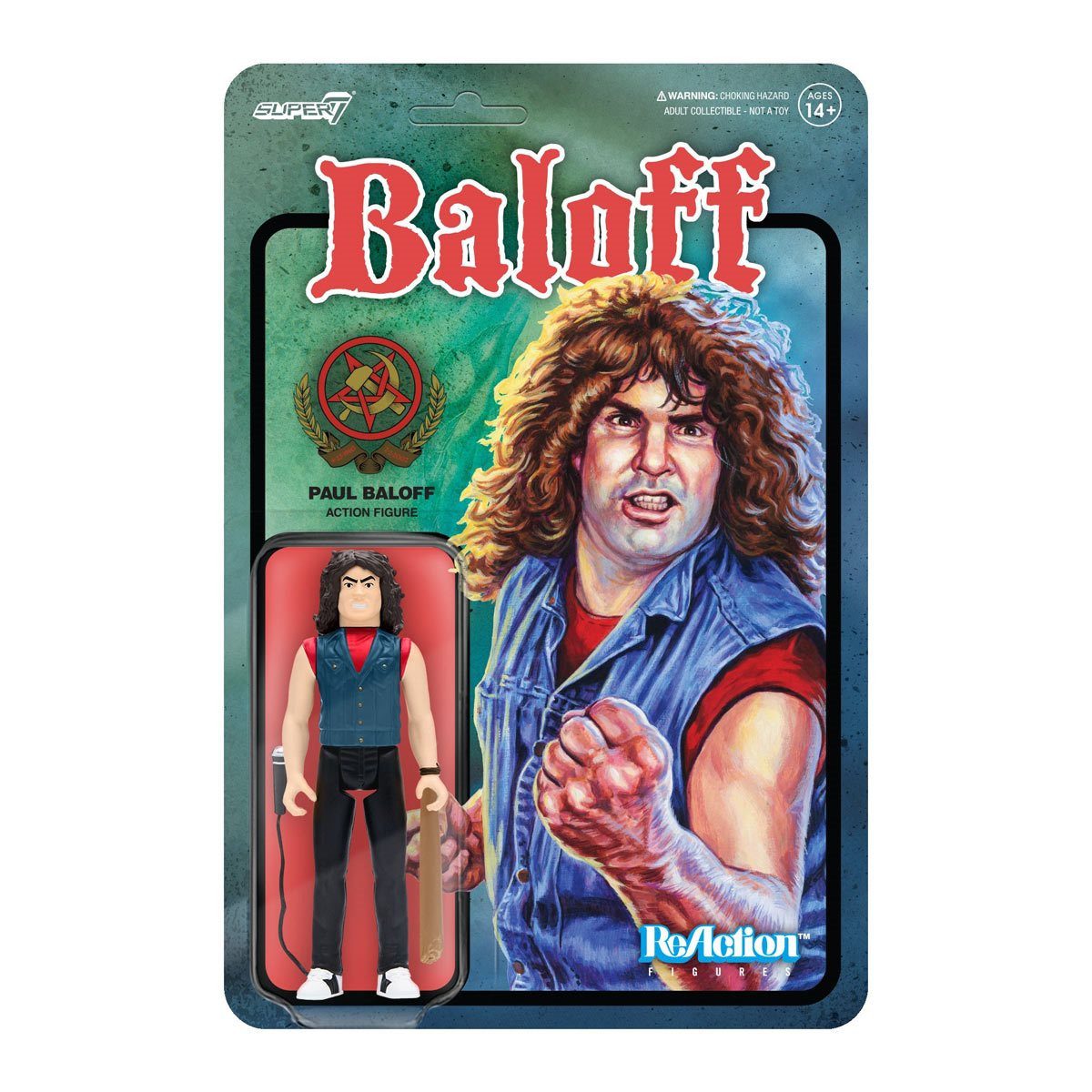 Super7 Actionfigur Paul Baloff 3 3/4-Inch ReAction Actionfigur