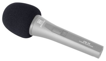 Pronomic Mikrofon Windschutz für Mikrofone (Spar-Set, 5-tlg), für Mikrofone mit 40-55 mm Korbdurchmesser