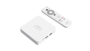 FTE Streaming Boxen Android TV Box R 4k mit TV-Dongle, Satelliten TV, Kabel TV, Terrestrisches TV