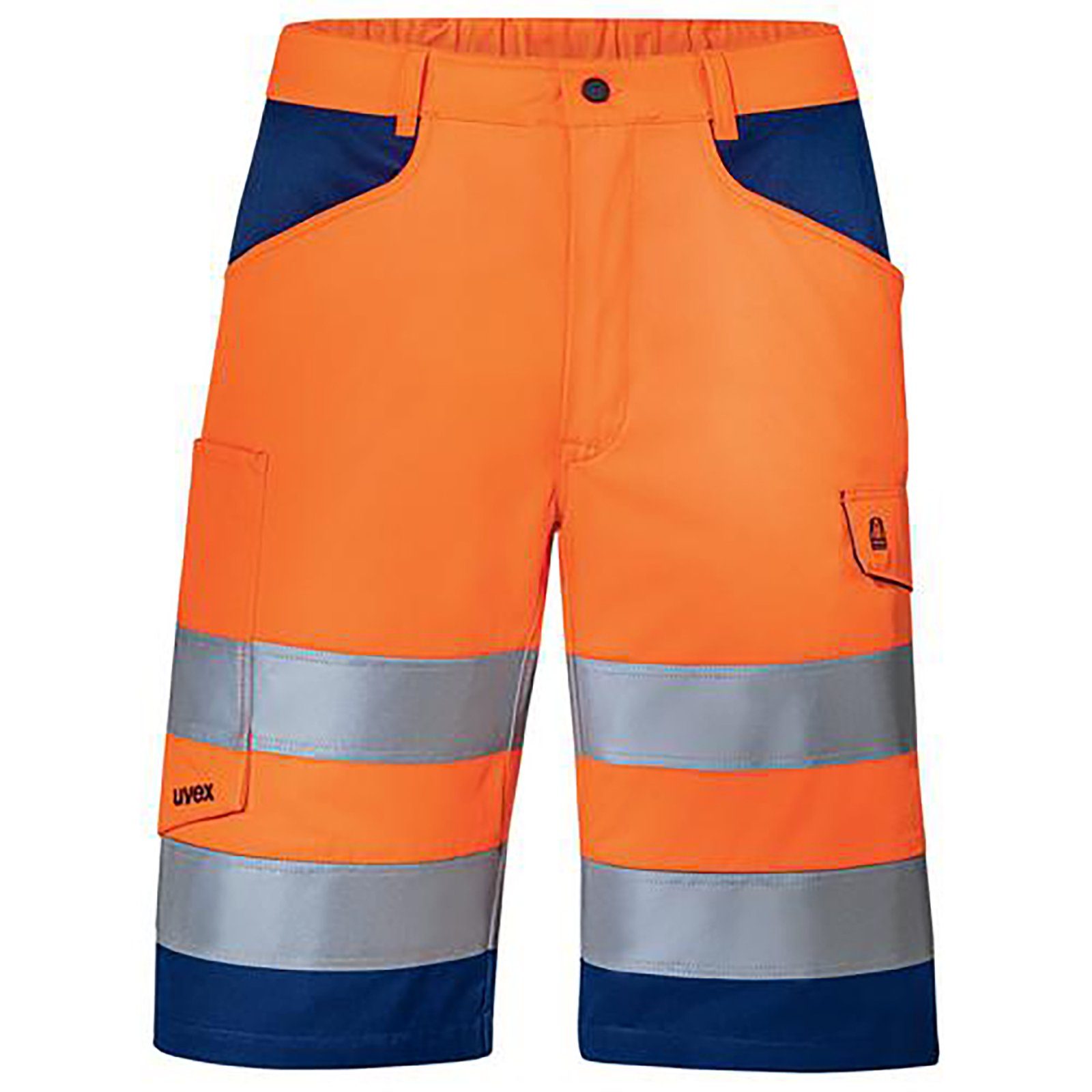 Uvex Arbeitshose Bermuda Construction orange, warnorange