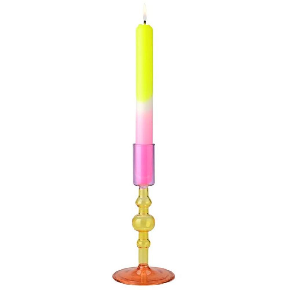 Giftcompany Kerzenhalter Kerzenständer Voile Lila Gelb günstig online kaufen