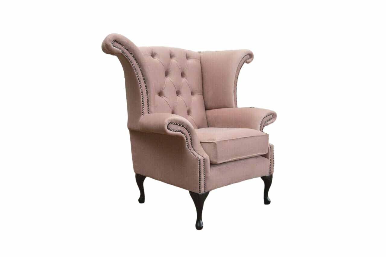 Xlmoebel Ohrensessel Samt Sessel im Chesterfield Design – Polster Möbel für Ihr Zuhaus (1-St), Made in Europa