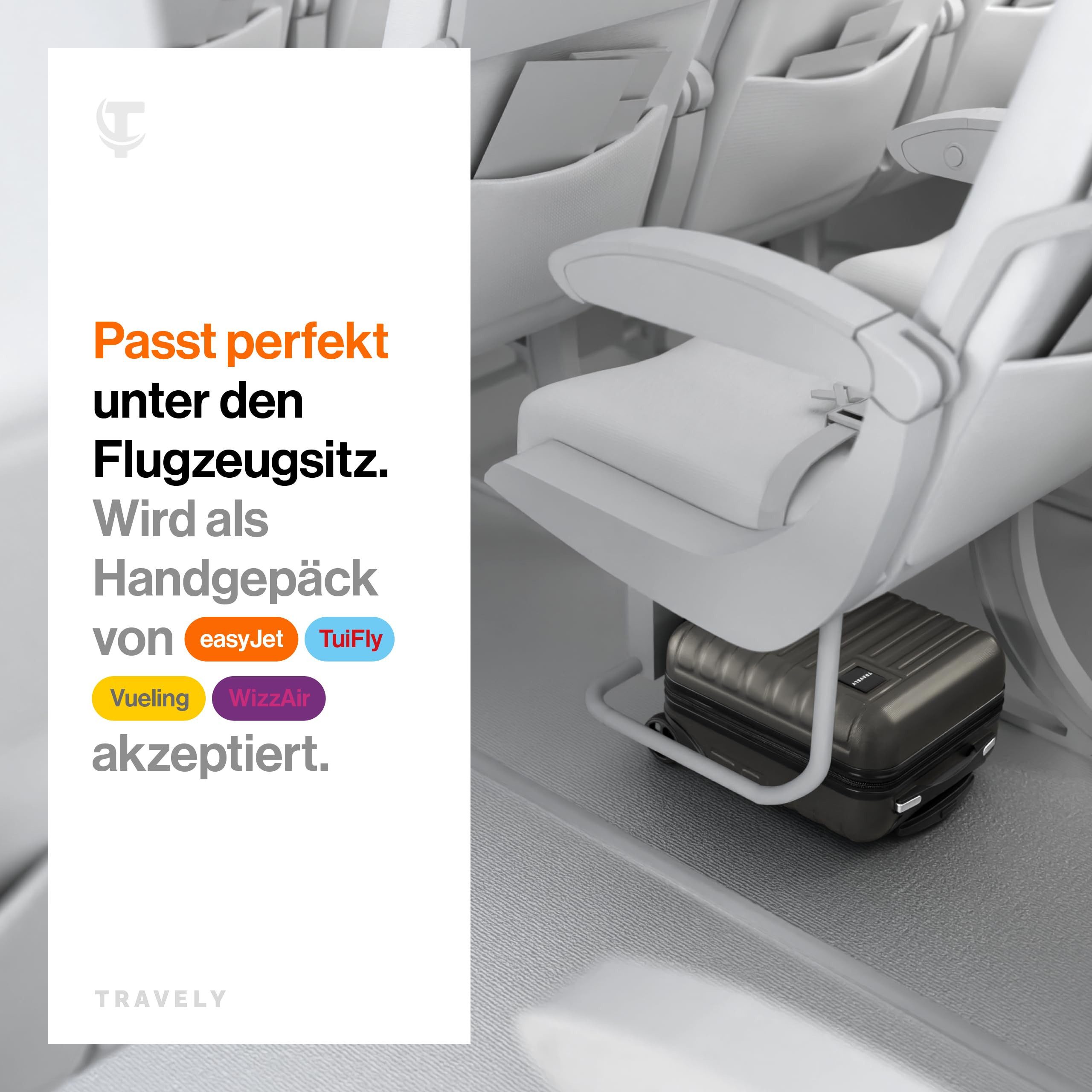Travely Koffer Polycarbonat Koffer - Reisekoffer, Hartschalenkoffer, Trolle günstig online kaufen