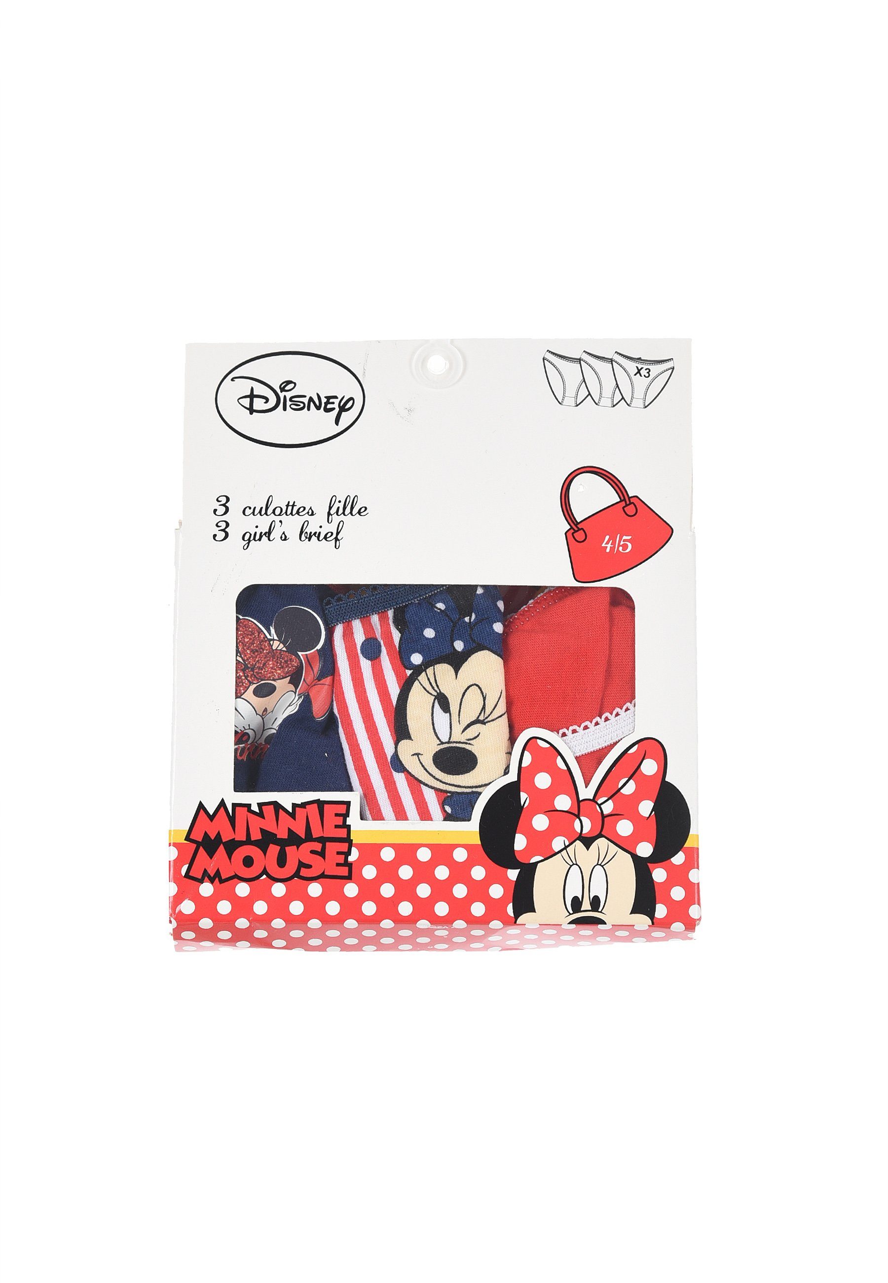 Wäsche/Bademode Unterwäsche Disney Minnie Mouse Slip Kinder Mädchen Unterhosen Schlüpfer (3 Stück)