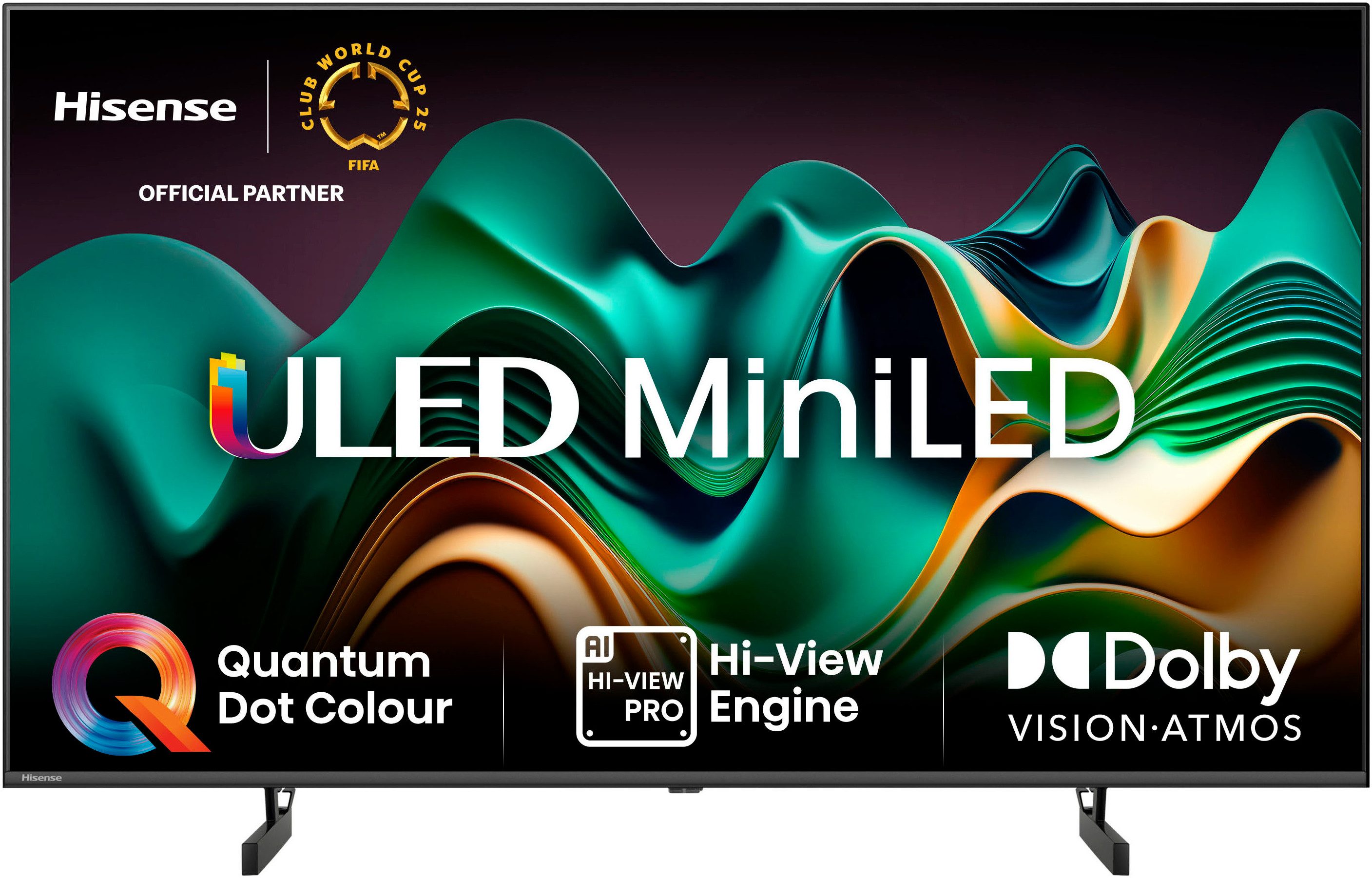 Hisense 50U6NQ Mini-LED-Fernseher (126 cm/50 Zoll, 4K Ultra HD, Smart-TV, 4KUHD, ULED, Mini LED)