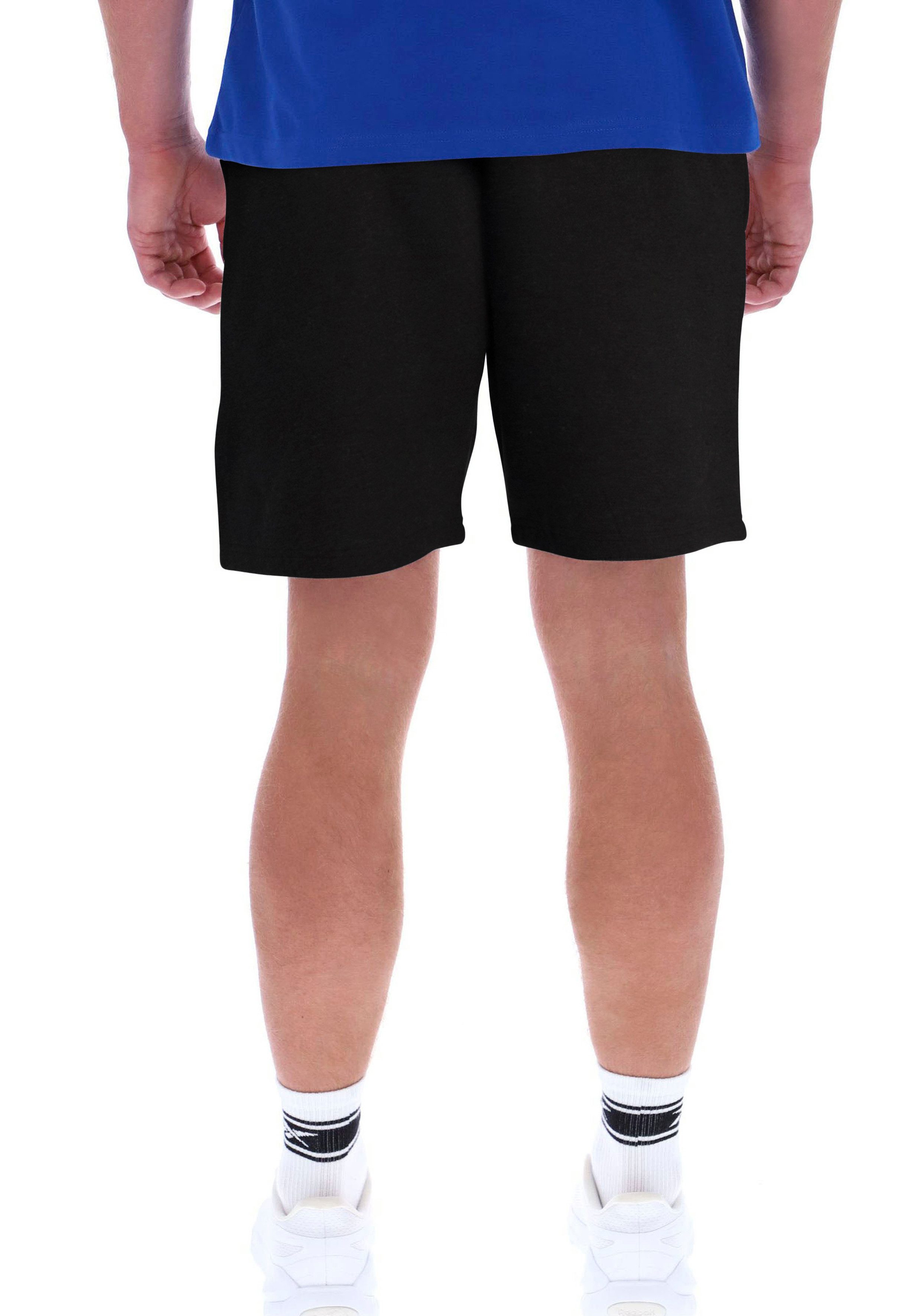 Reebok Sweatshorts MARCUS SMALL LOGO FLEECE SHORTS lockere Passform, mit elastischem Bund, sportlicher Stil