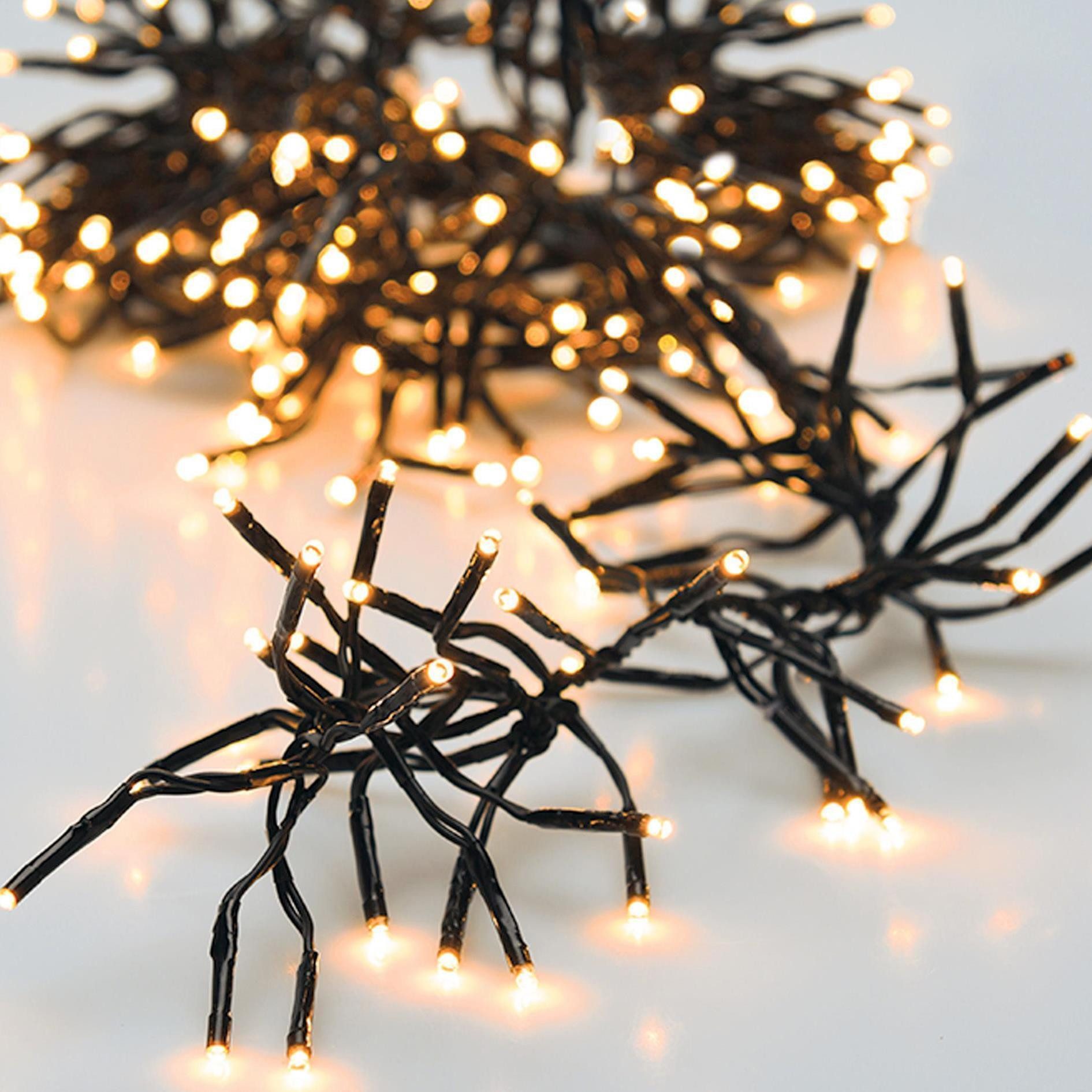 matrasa LED-Lichterkette Büschel Lichterkette WARMWEISS für innen & außen, 384-flammig, mit 8 Funktionen und Programmspeicher