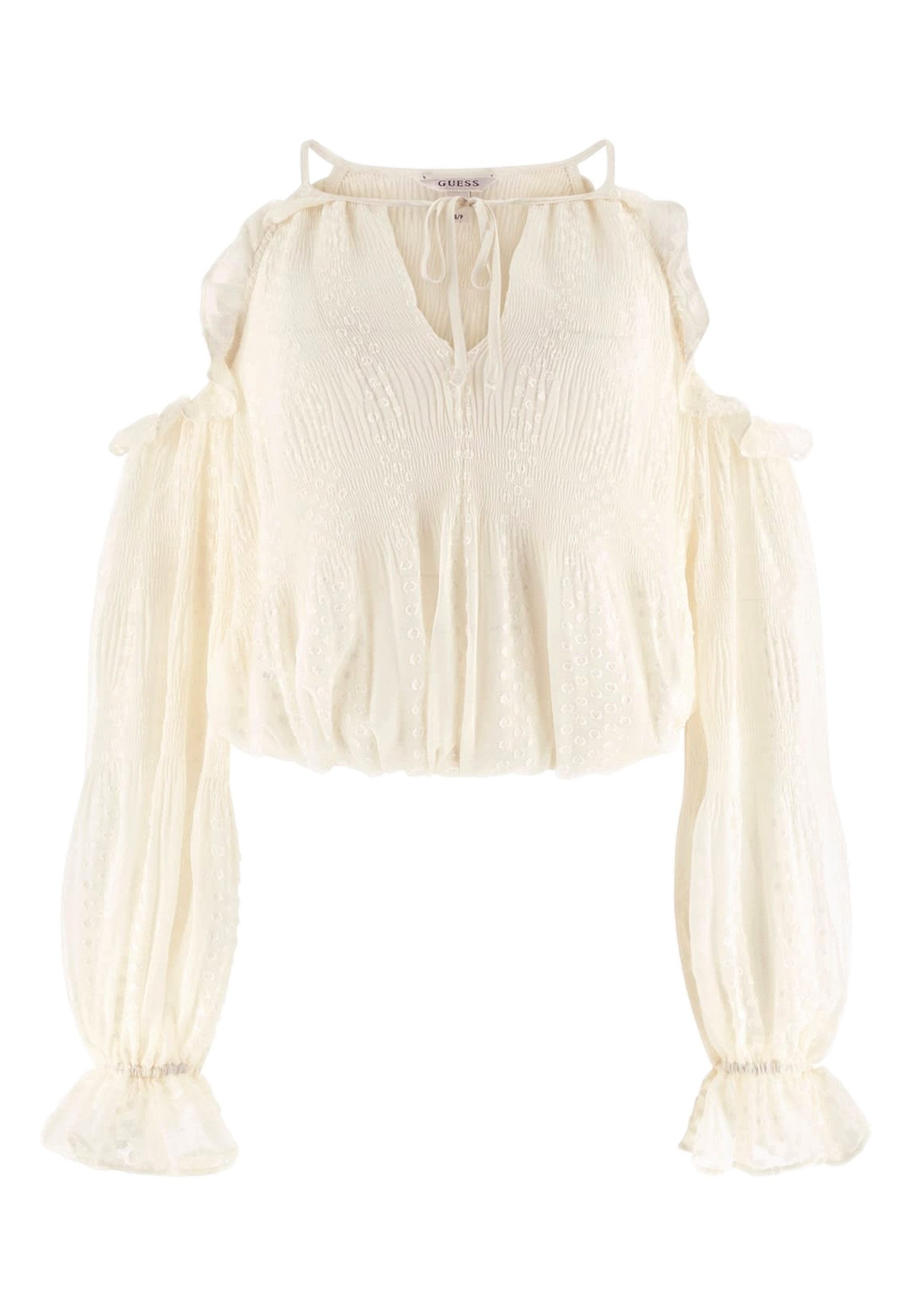 Guess Langarmbluse Bluse EMILIA Langarmbluse (1-tlg)