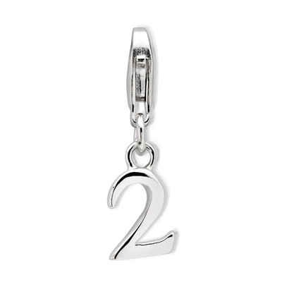 Unique Charm-Einhänger Exklusiver 925 Unique Silber Charm Zwei zum Einhängen CH0552