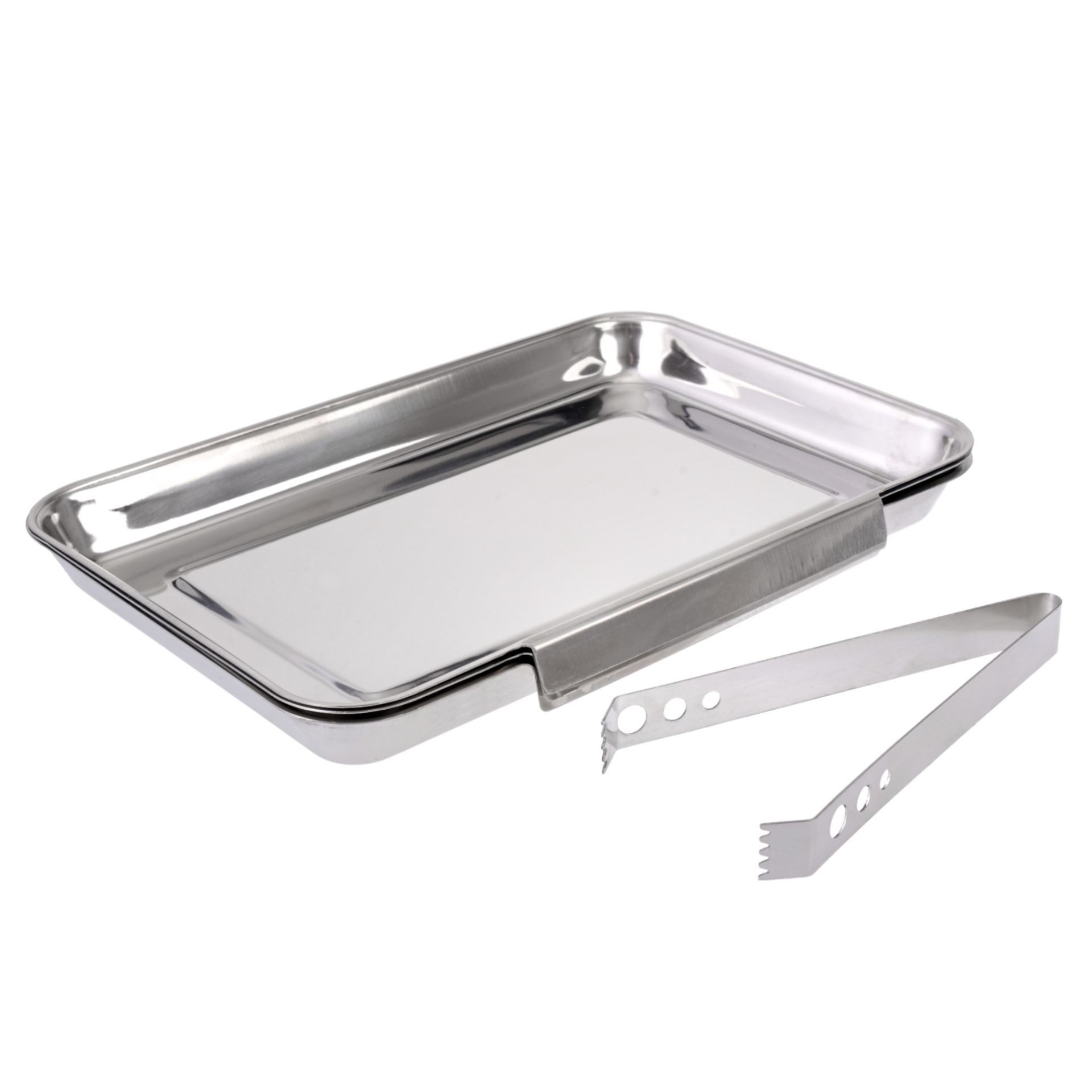 GRÄWE Panierschale, Edelstahl, GRÄWE Panierset, Edelstahl, 4-teilig., groß