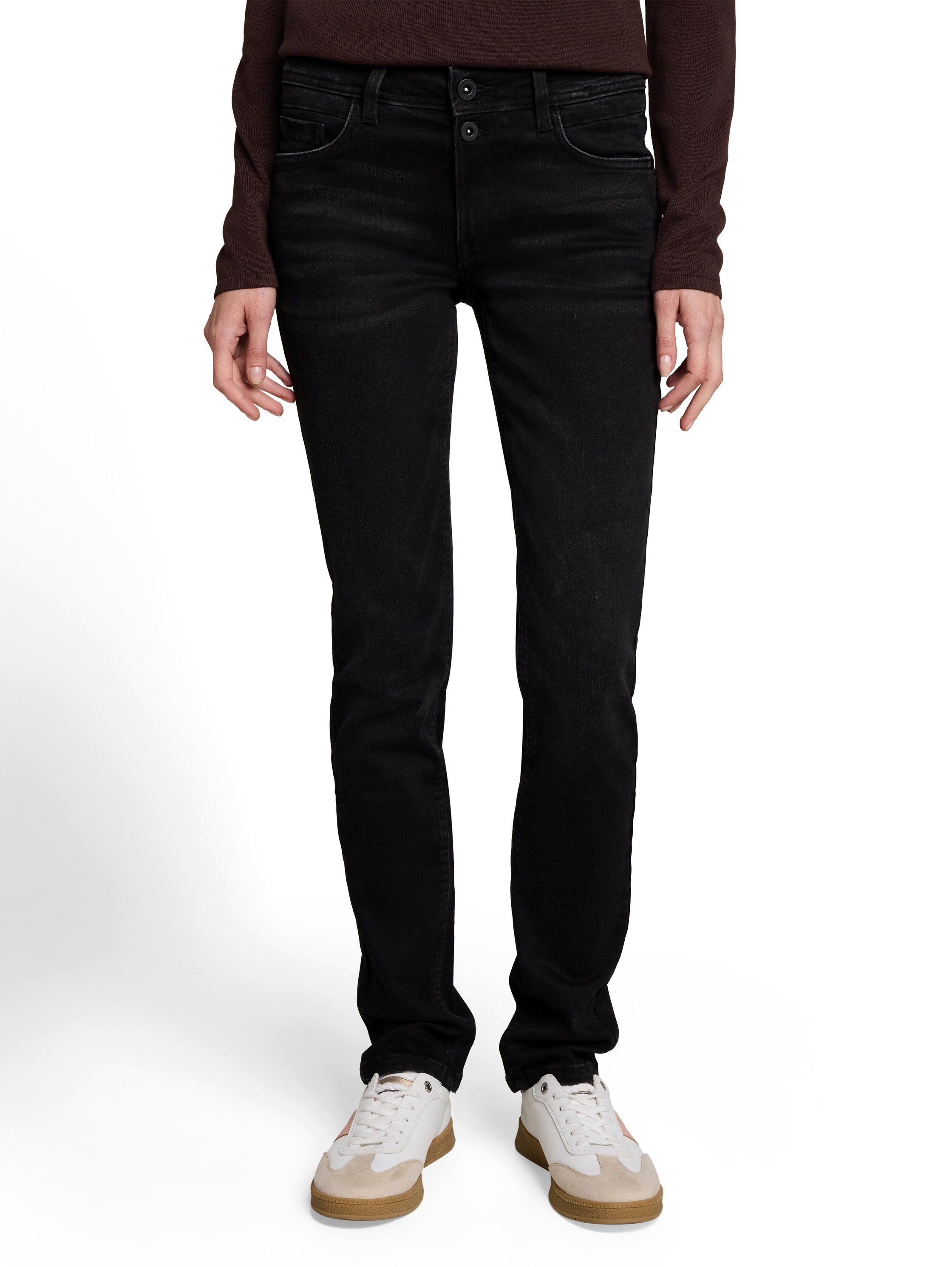 TOM TAILOR Straight-Jeans LIVA Straight mit Stretch