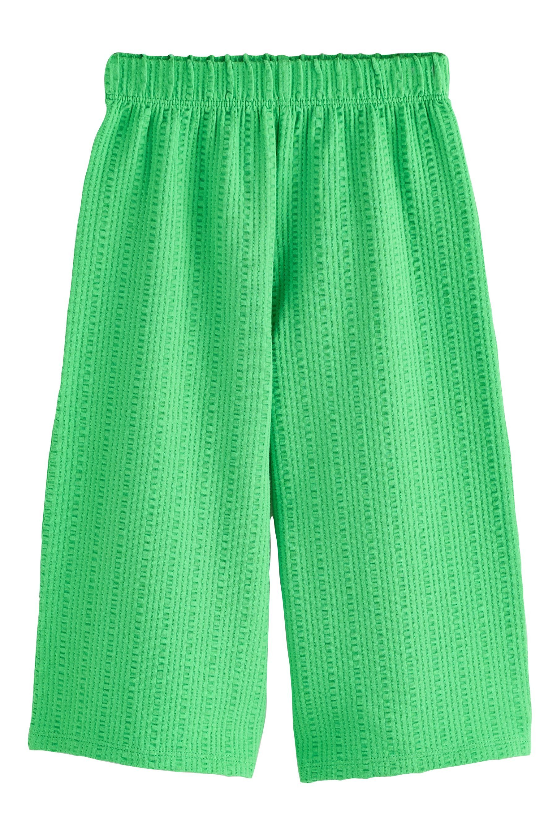 Next Palazzohose Strukturierte Hose mit weitem Bein (1-tlg)