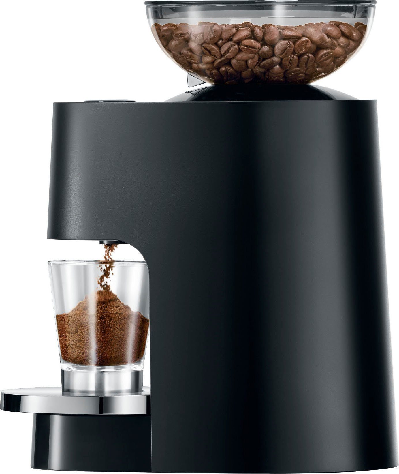 JURA Kaffeemühle 25048 P.A.G., 150 W, Kegelmahlwerk, 105 g Bohnenbehälter schwarz