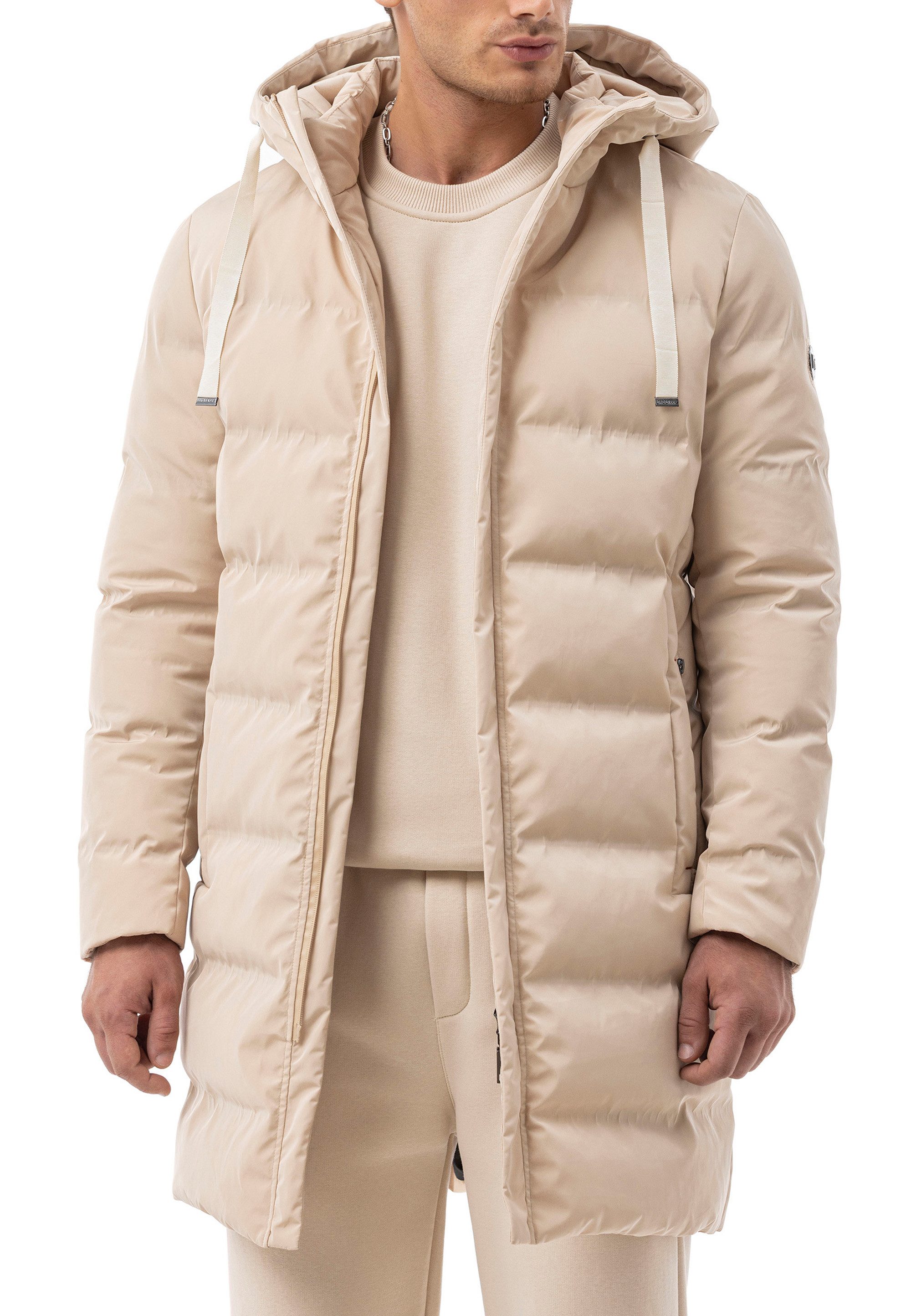 RedBridge Steppmantel mit Kapuze und Reißverschluss Wärmende Winterjacke Wattierte Füllung für zuverlässige Wärme