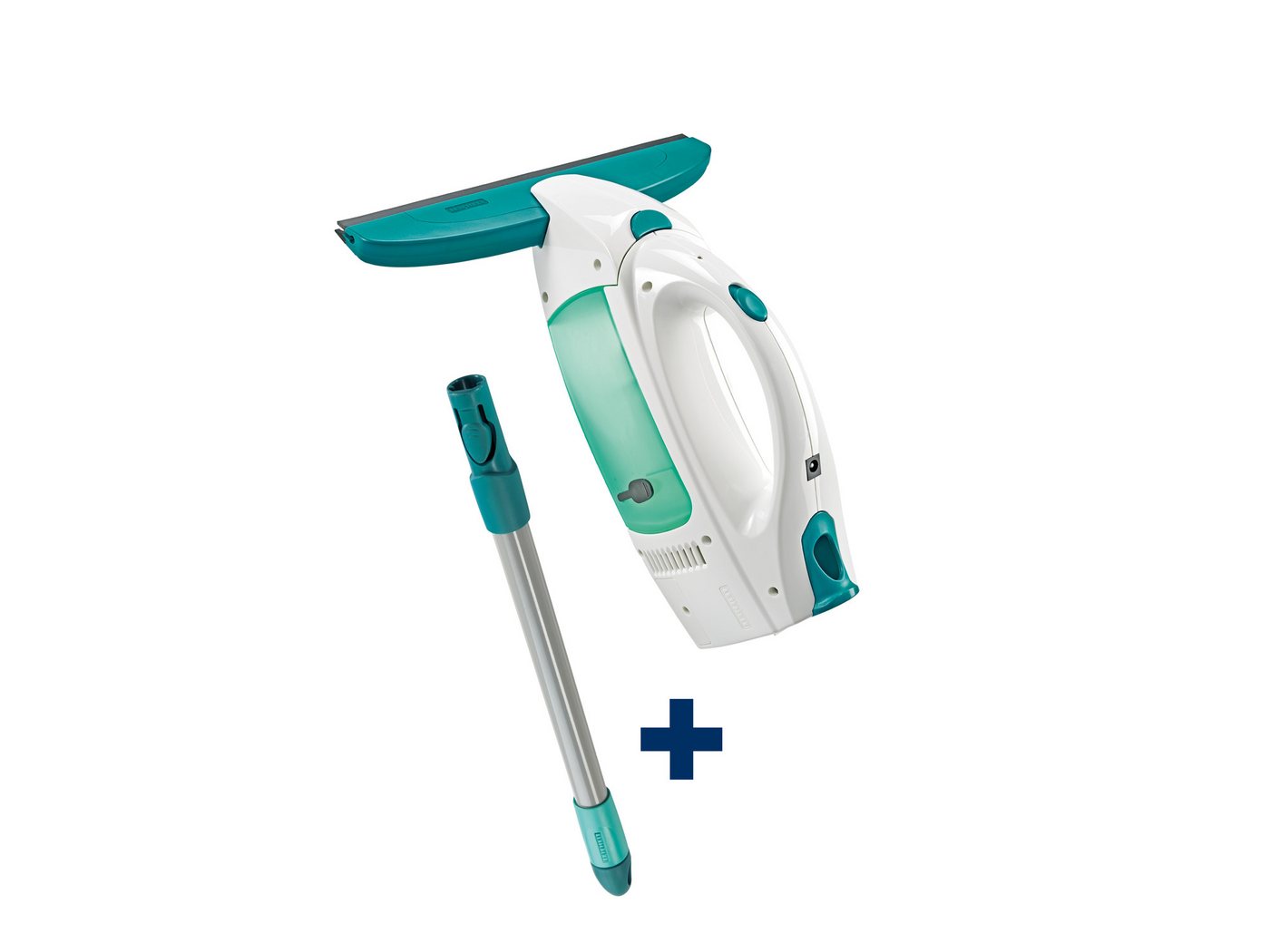 Leifheit Fenstersauger Set Fenstersauger Dry & Clean mit Stiel, (4-St) Streifenfrei Absaugen, bis 38 Minuten Laufzeit, alle glatten Flächen