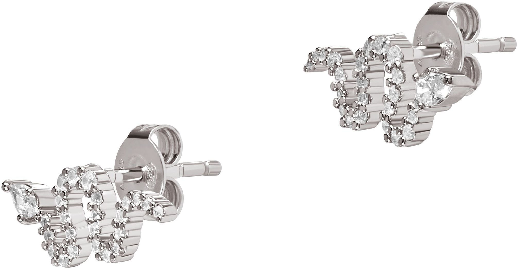 Emporio Armani Paar Ohrstecker Schmuck Geschenk Silber 925 Ohrringe Schlang günstig online kaufen