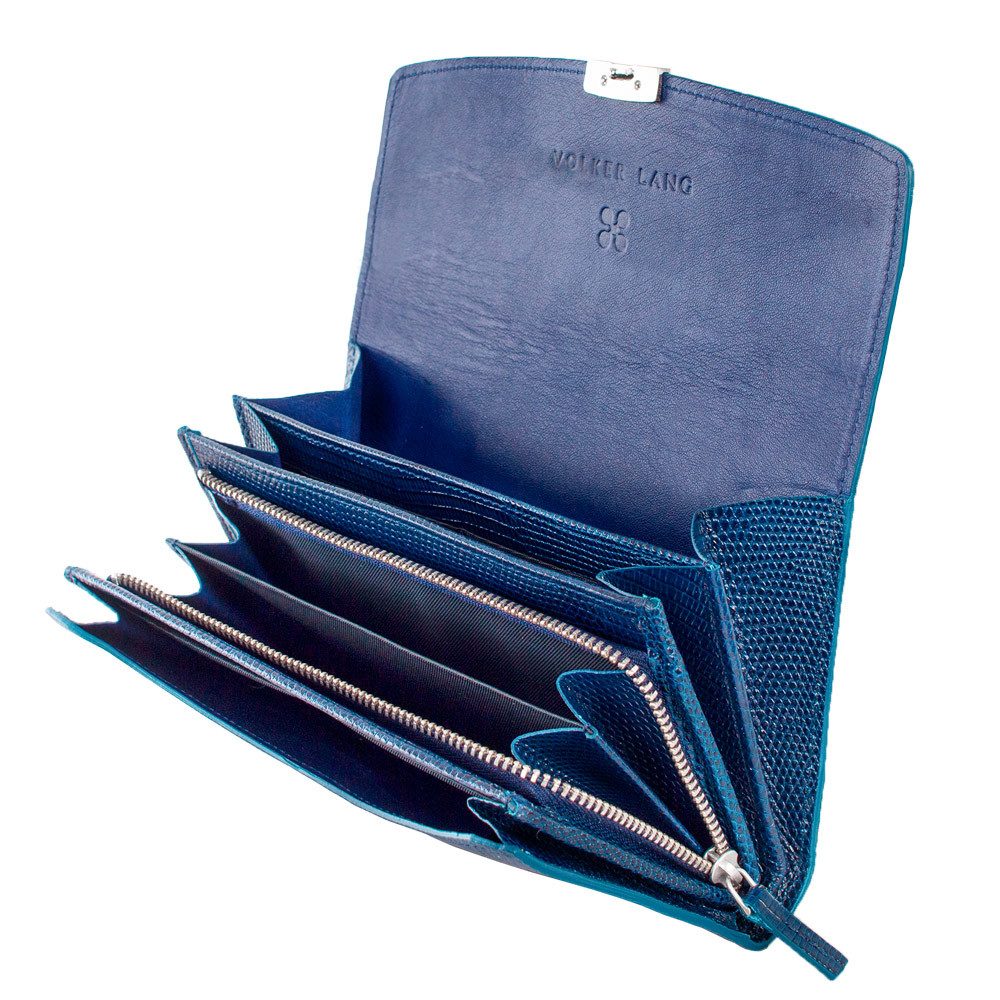 VOLKER LANG Kellnerbörse RUBEL - Große Kellnerbörse aus Leder mit übersichtlicher Aufteilung