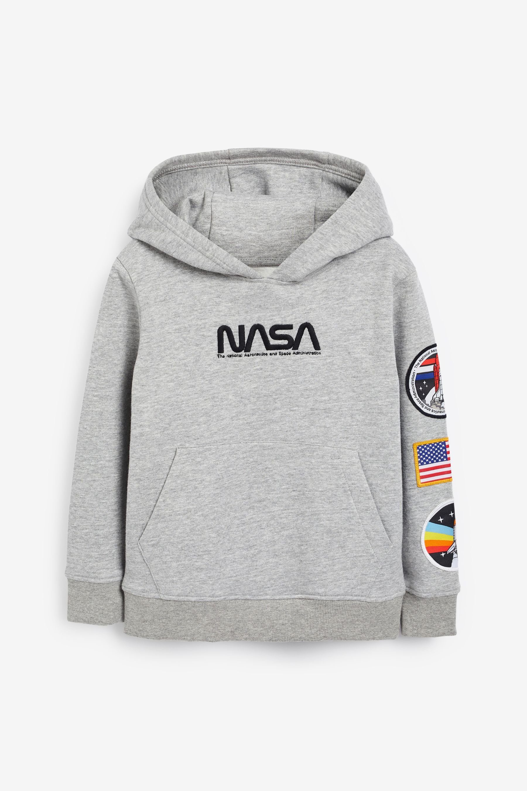 Sport Sweater Next Kapuzensweatshirt Hoodie mit Nasa-Abzeichen