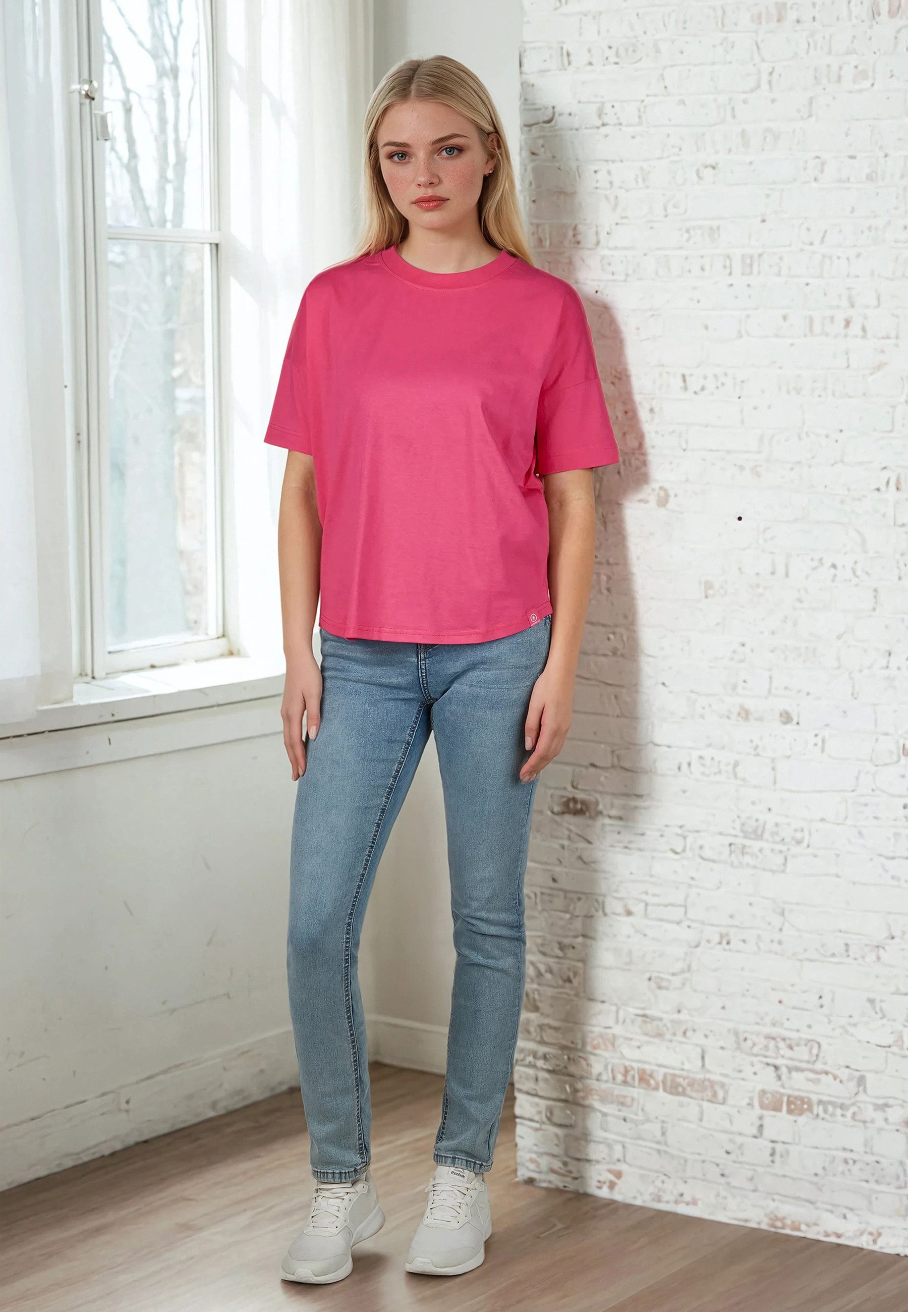 salzhaut T-Shirt LEEV Damen Oversized salzhaut T-Shirt – bequeme Qualität und nordisch klares Design