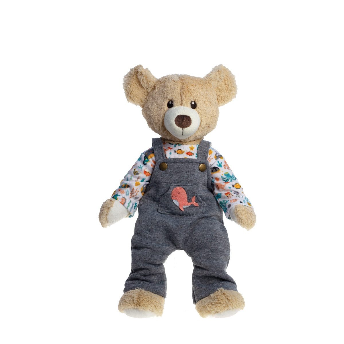Heless Puppenkleidung Latzhose & T-Shirt Größe 35-45cm