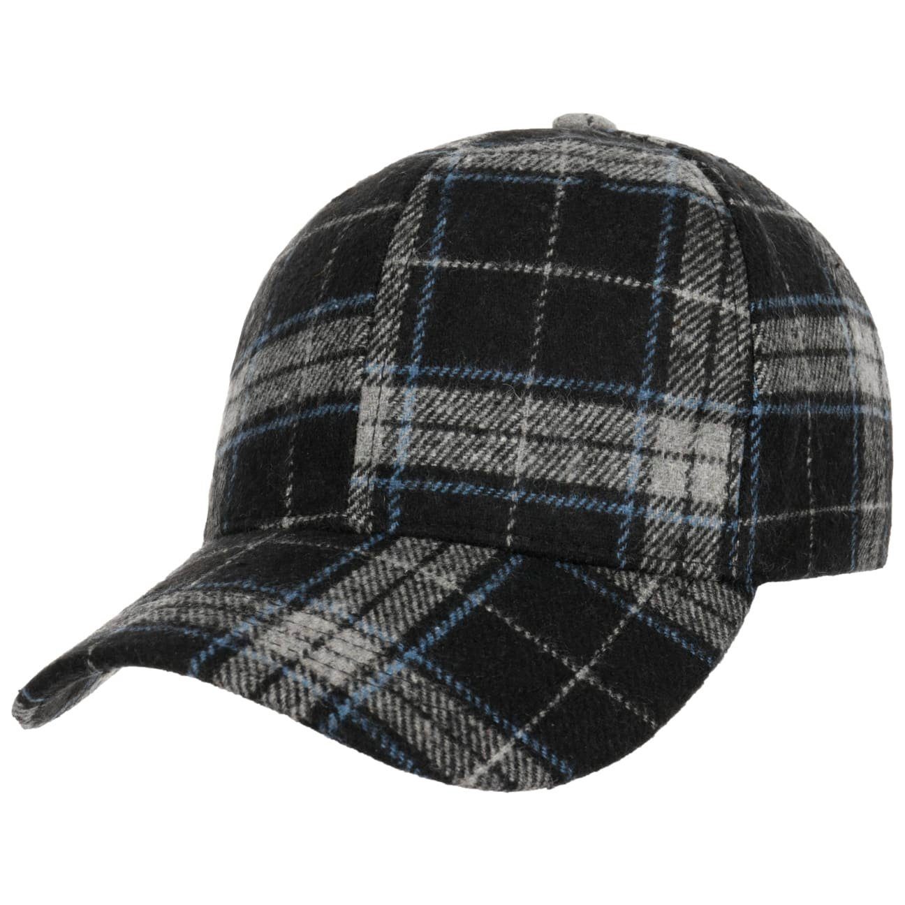 Lipodo Baseball Cap (1-St) Basecap schwarz Metallschnalle