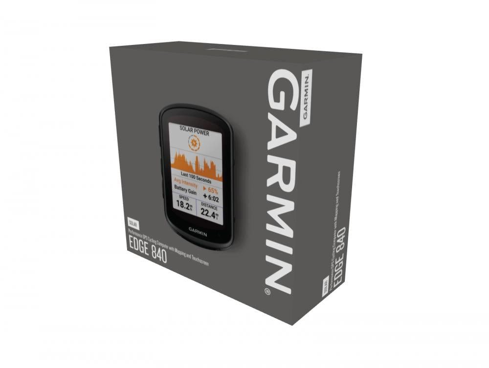 Garmin Fahrradcomputer Garmin Edge 840 Fahrradcomputer mit 2,6" Touchscreen, Multi-Frequenz G