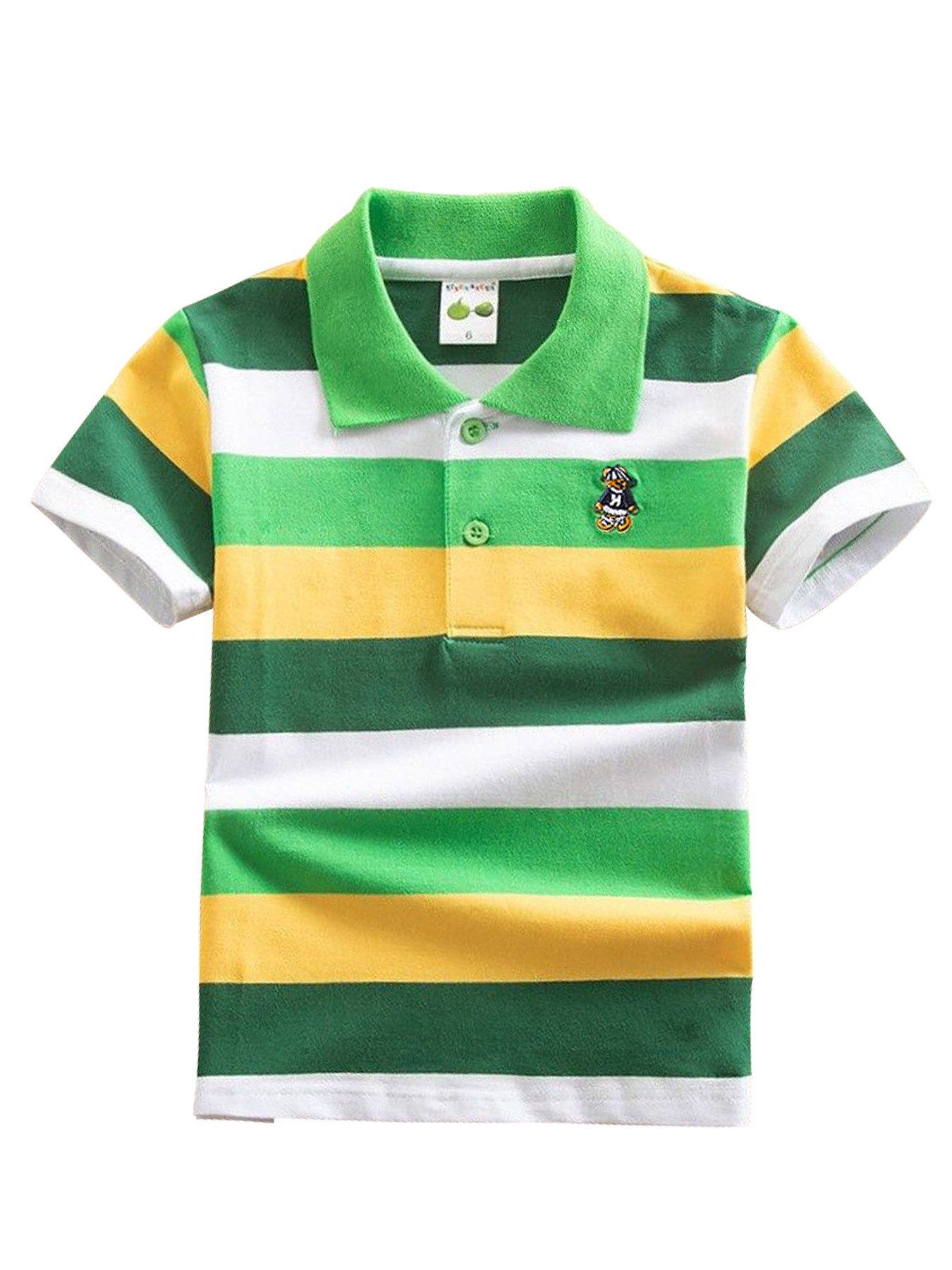 Poloshirt Jungen Poloshirt Kinder 1-12T Baumwolle Atmungsaktiv Sommer
