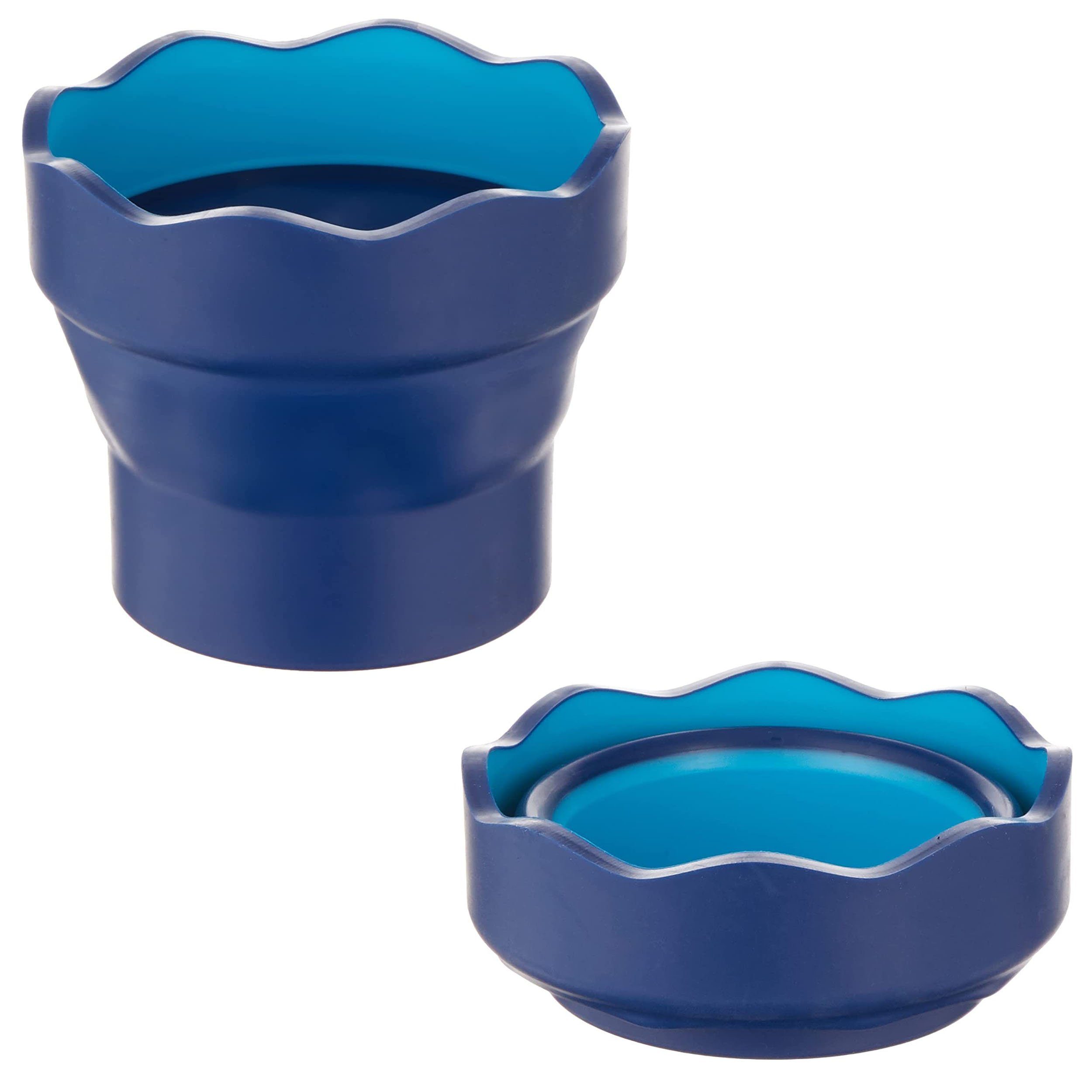 Faber-Castell Malbecher FABER-CASTELL Wasserbecher CLIC & GO, blau