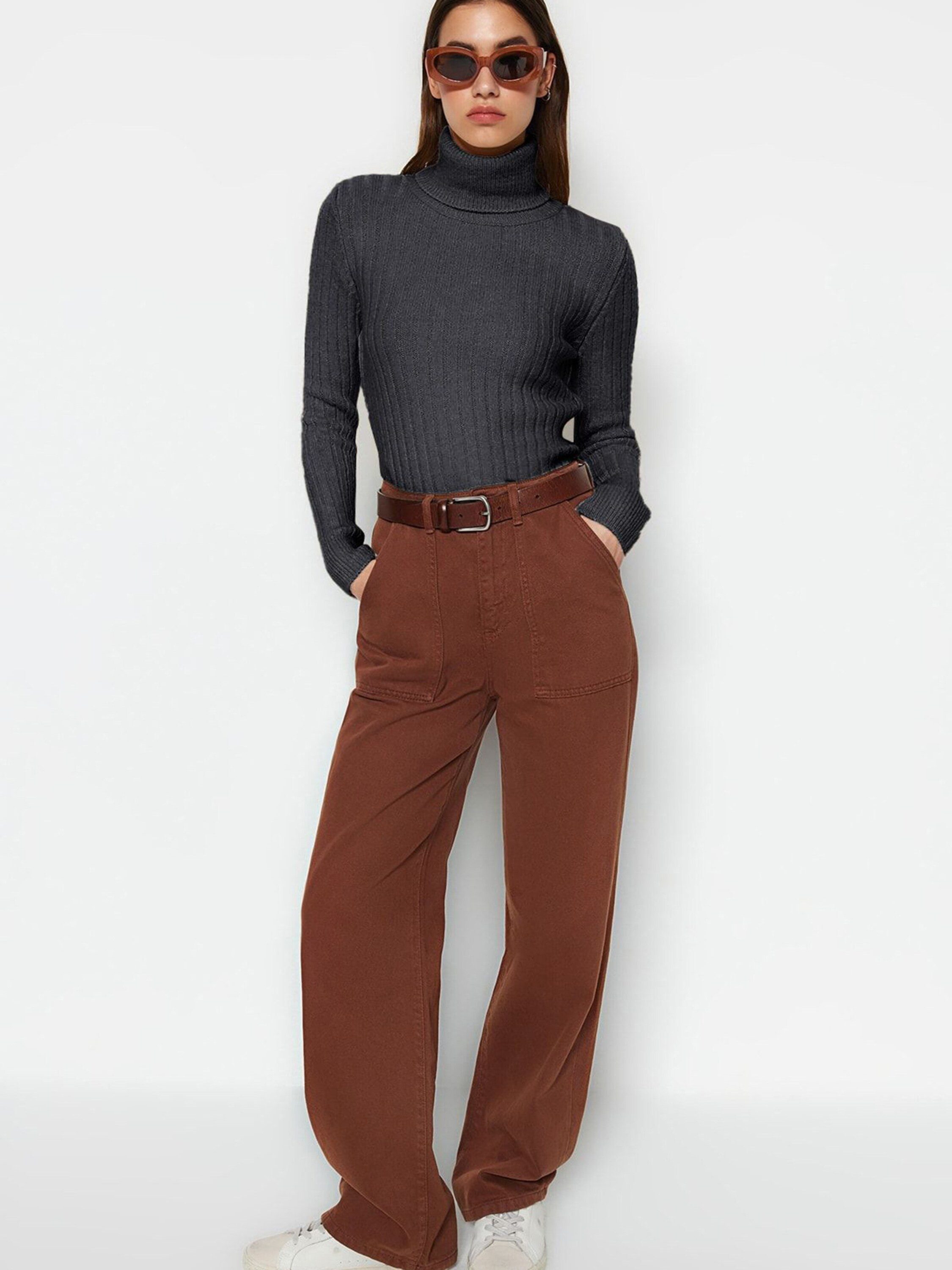 Trendyol Strickpullover (1-tlg) Plain/ohne Details