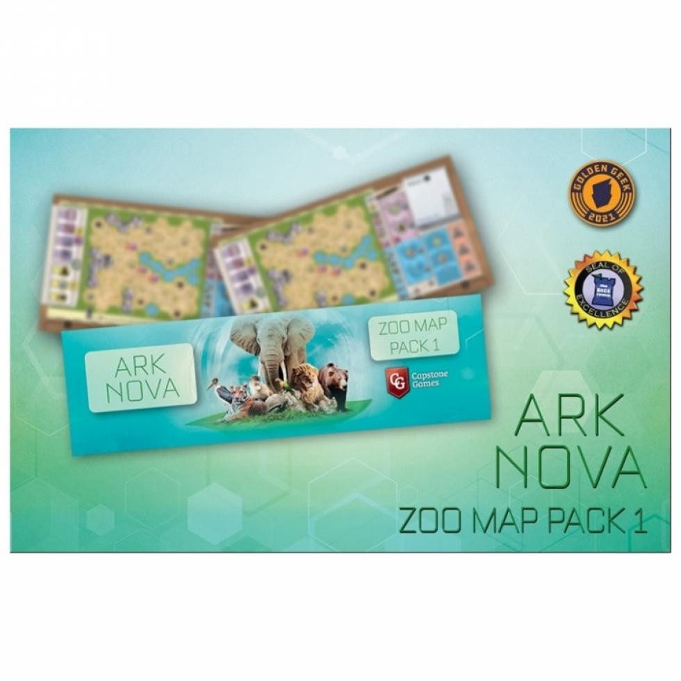 Feuerland Spiel, Ark Nova Zoo Map Pack 1 - englisch